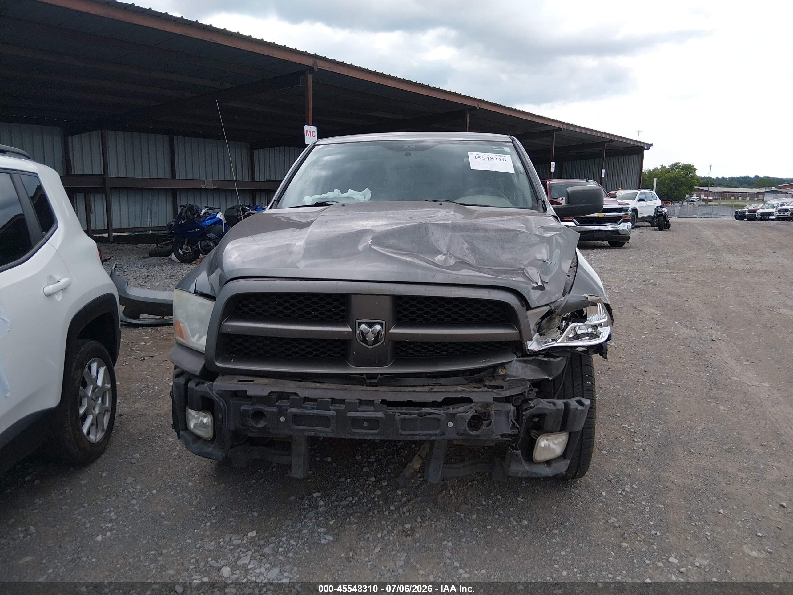 2012 Ram 1500 Express Silver vin: 1C6RD6FT2CS141720