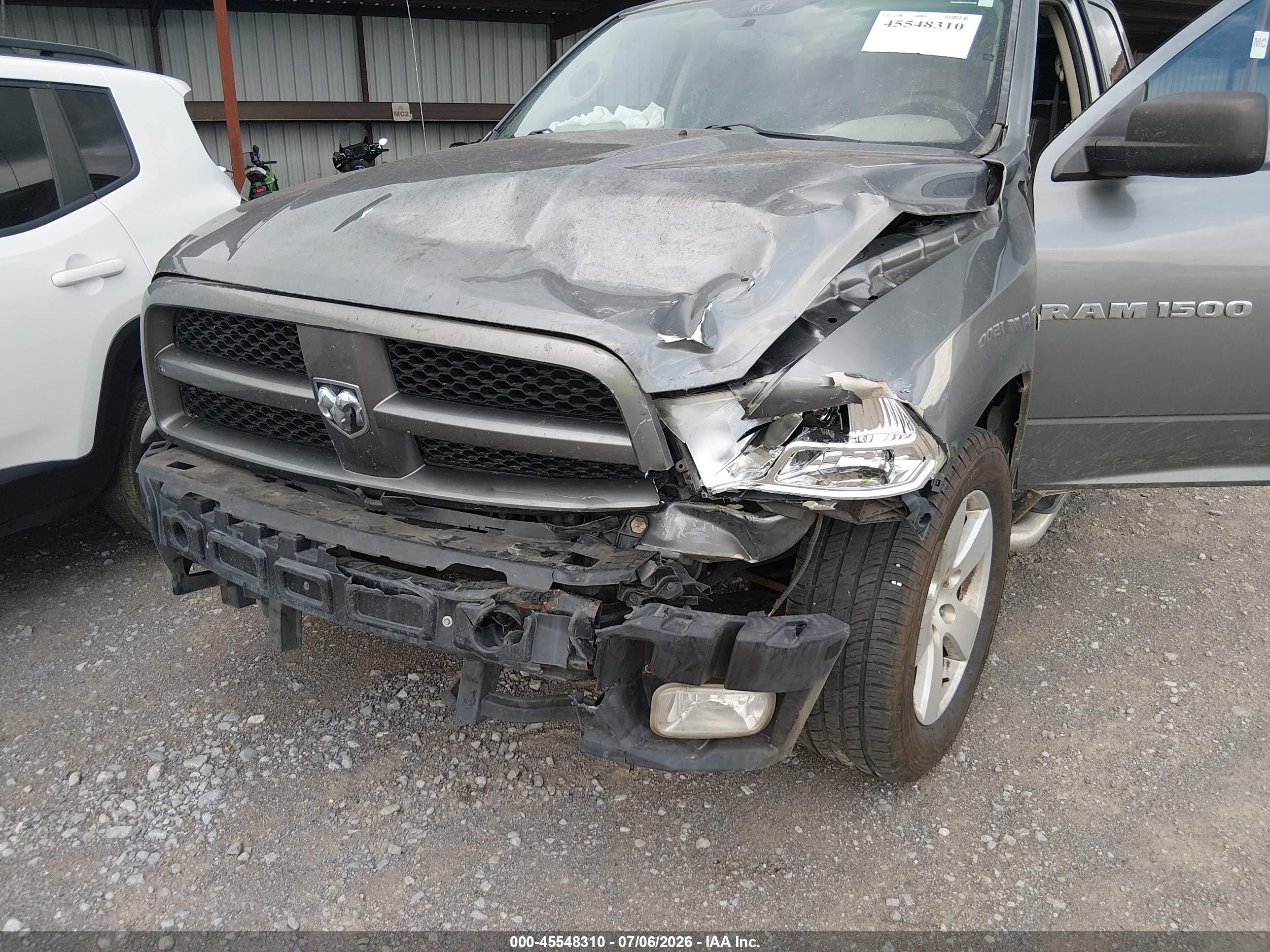 2012 Ram 1500 Express Silver vin: 1C6RD6FT2CS141720
