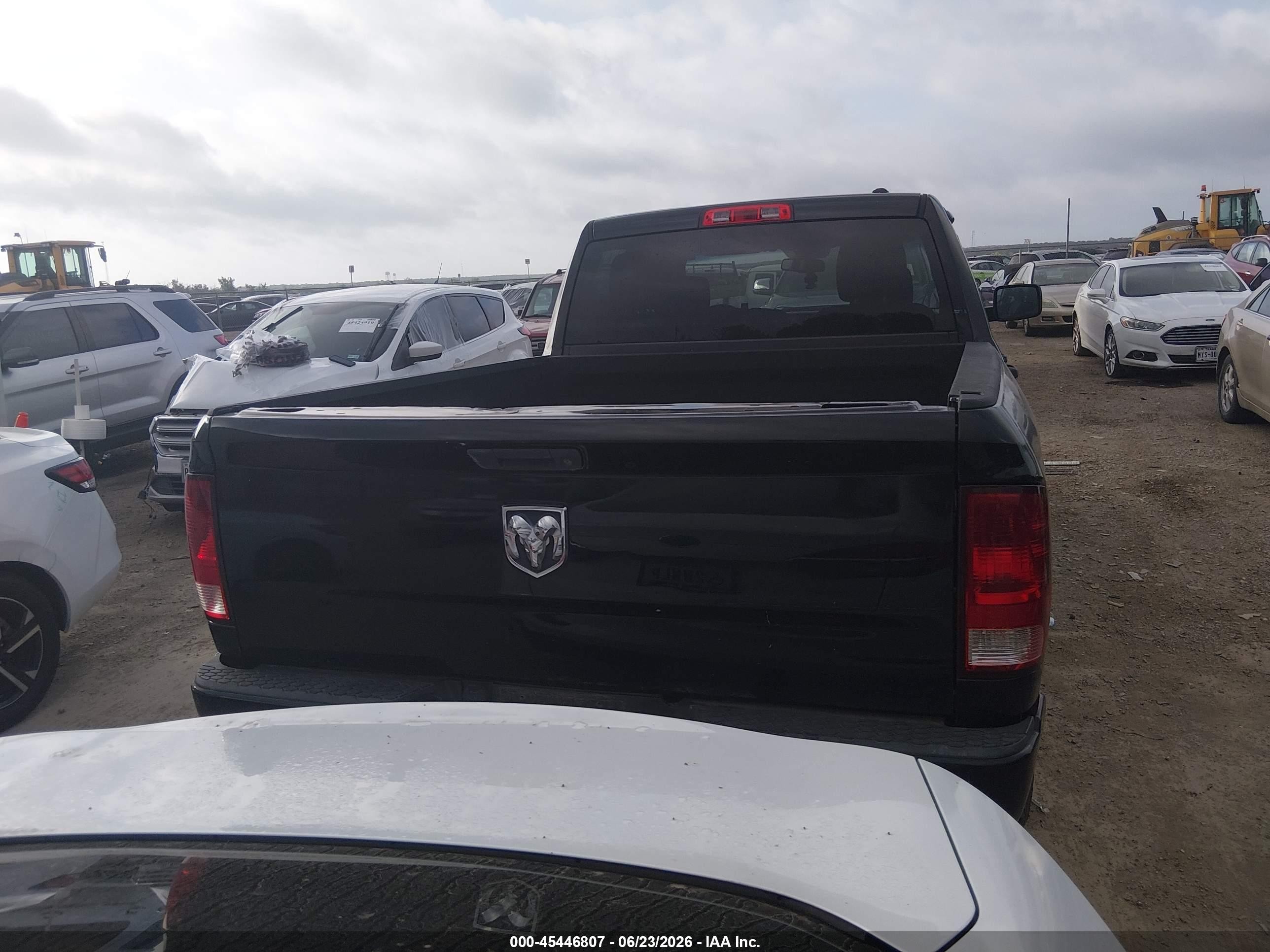 2012 Ram 1500 Express Black vin: 1C6RD6FT2CS331629