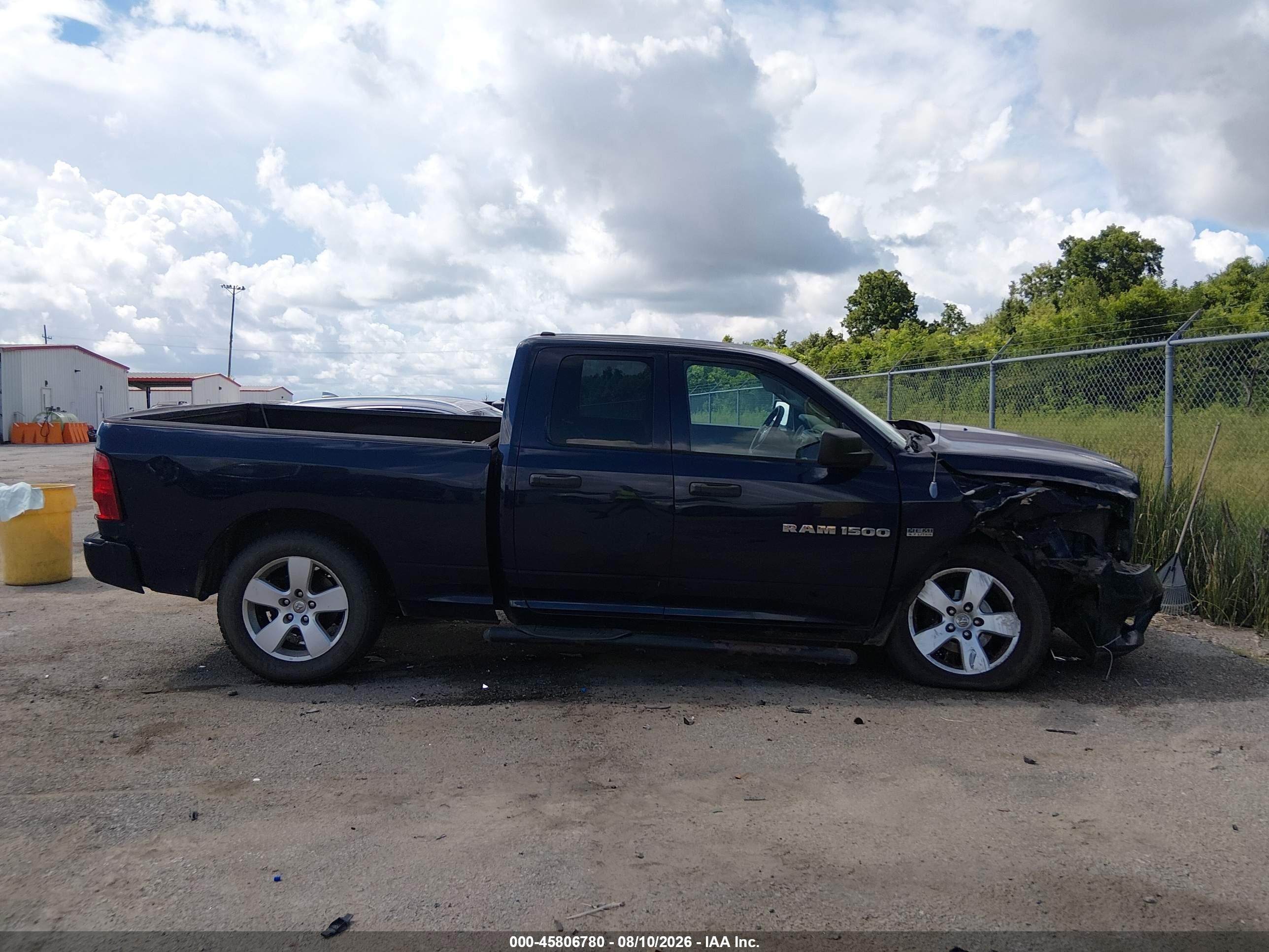 2012 Ram 1500 Express Dark Blue vin: 1C6RD6FT4CS323371