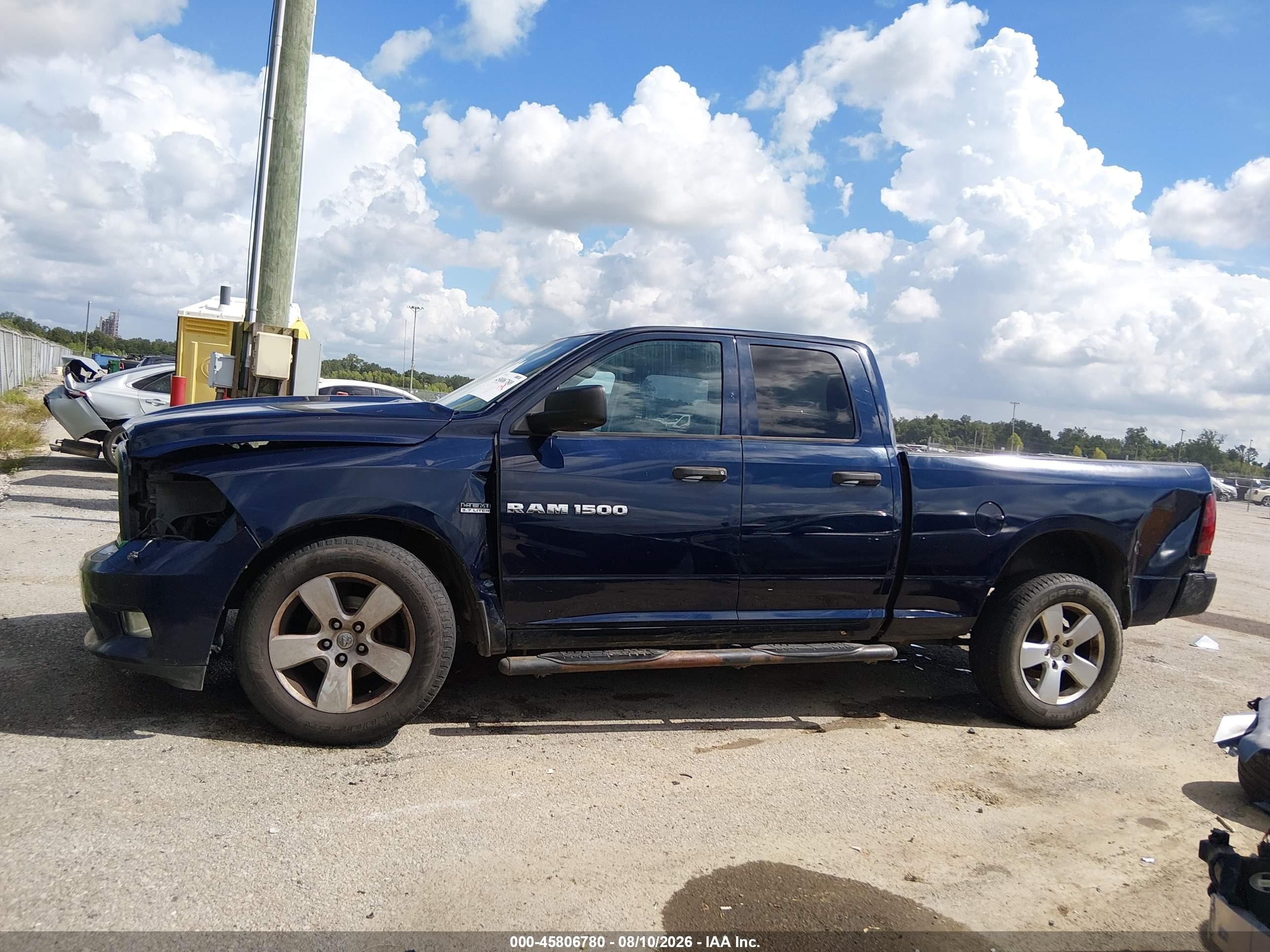 2012 Ram 1500 Express Dark Blue vin: 1C6RD6FT4CS323371