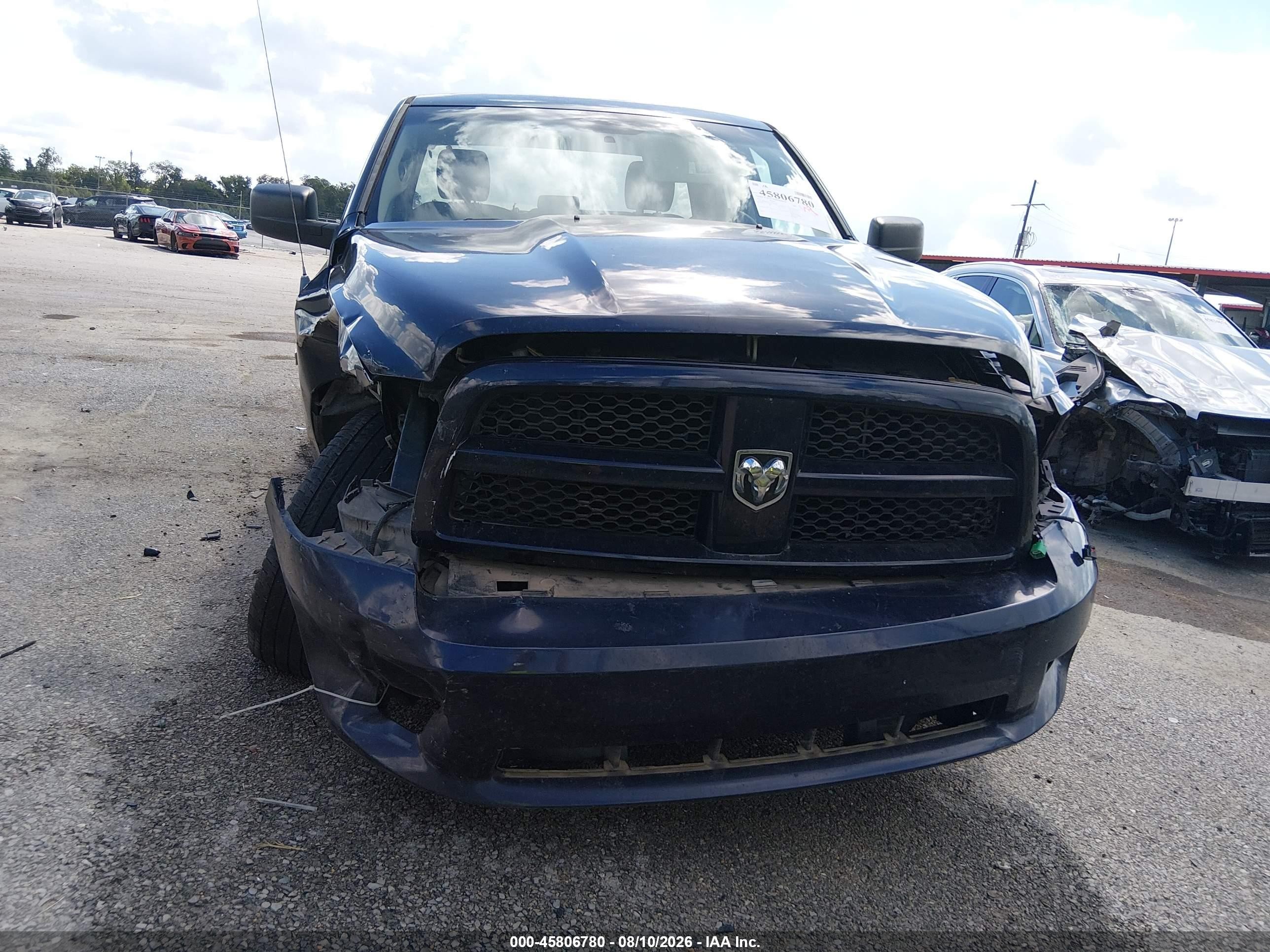2012 Ram 1500 Express Dark Blue vin: 1C6RD6FT4CS323371