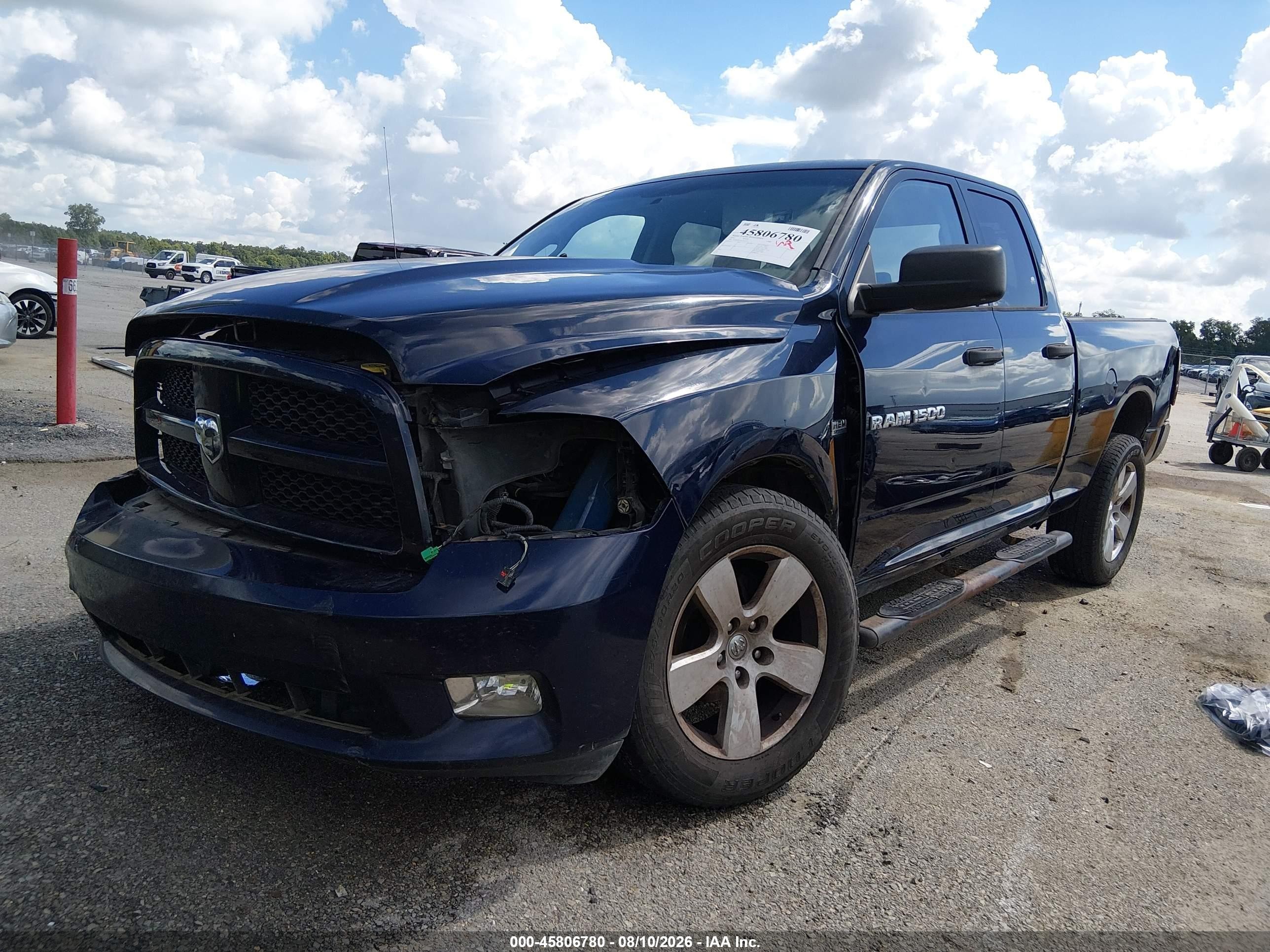 2012 Ram 1500 Express Dark Blue vin: 1C6RD6FT4CS323371