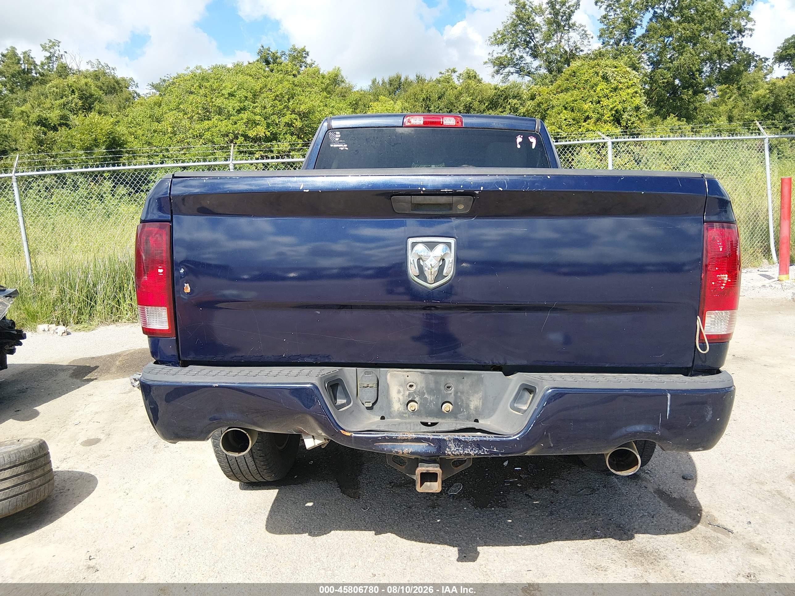 2012 Ram 1500 Express Dark Blue vin: 1C6RD6FT4CS323371