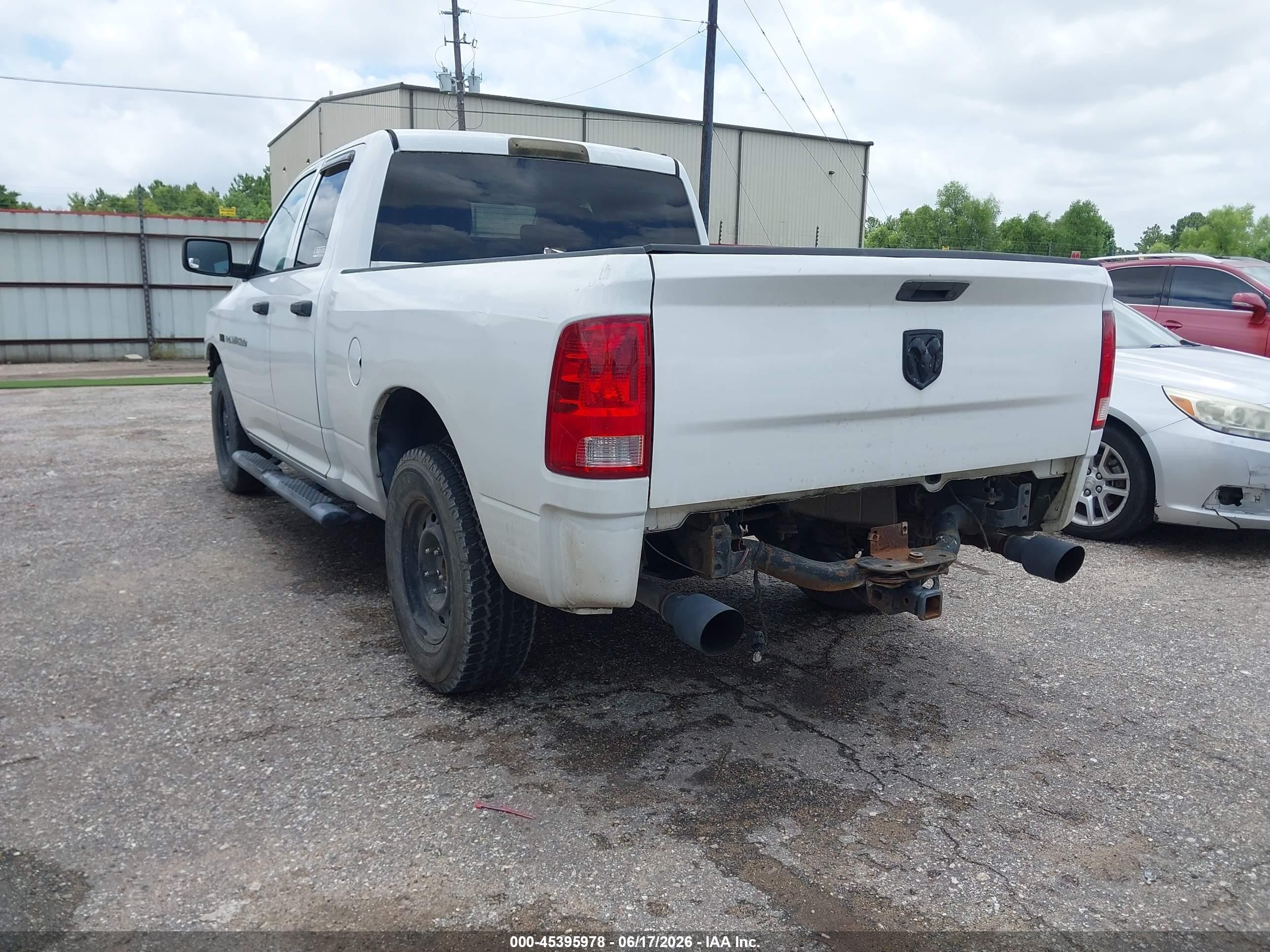 2012 Ram 1500 St Белый vin: 1C6RD6FT5CS113734