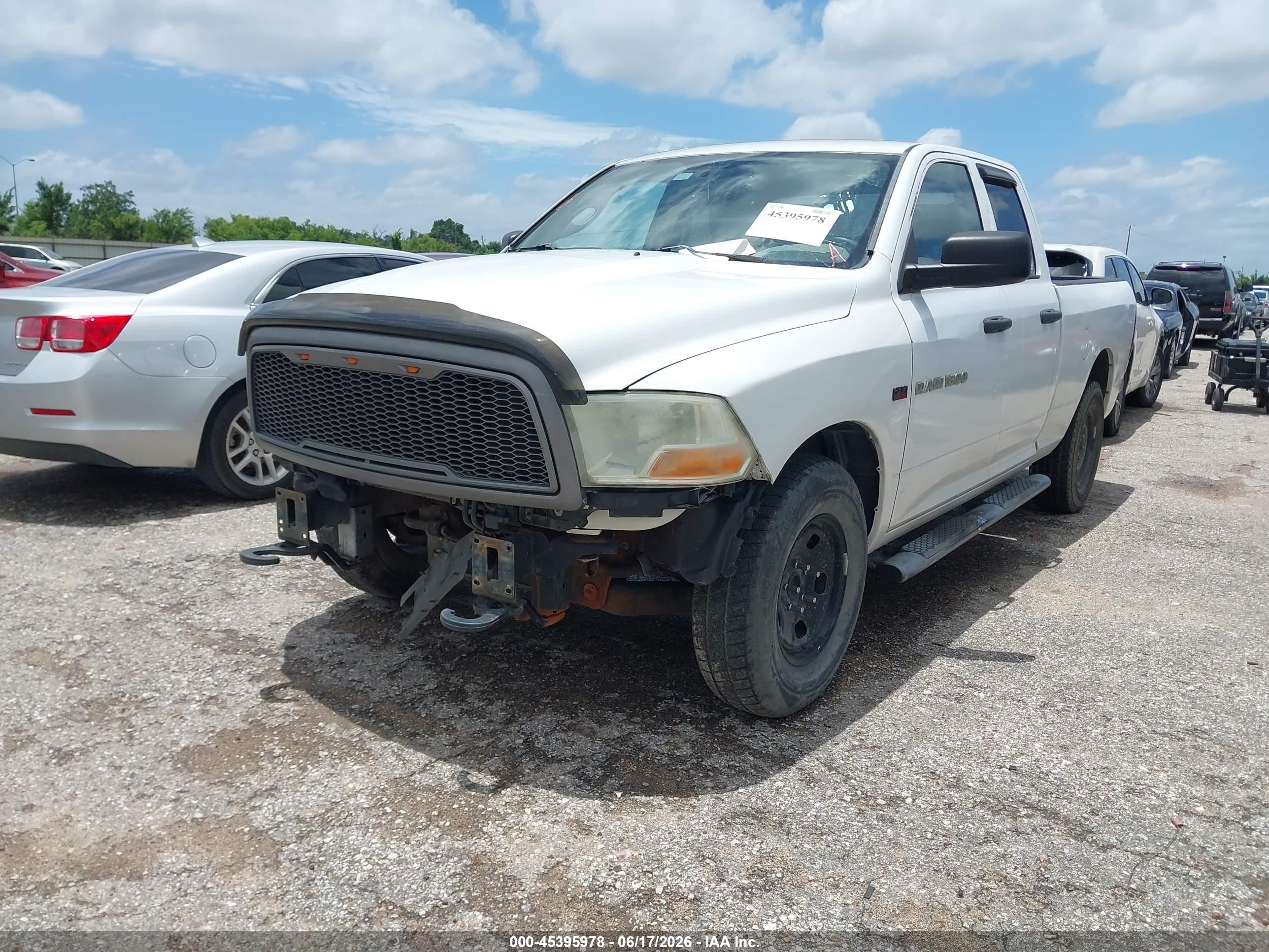 2012 Ram 1500 St Белый vin: 1C6RD6FT5CS113734