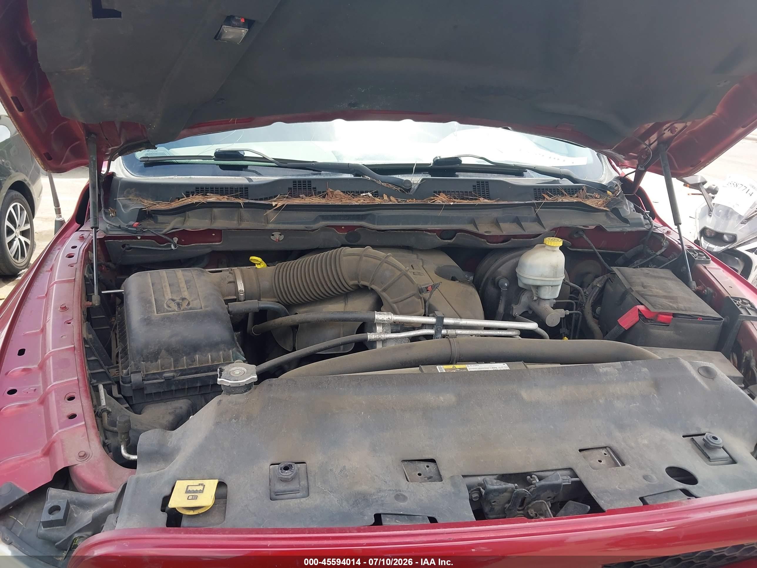 2012 Ram 1500 Express Red vin: 1C6RD6FT6CS242226