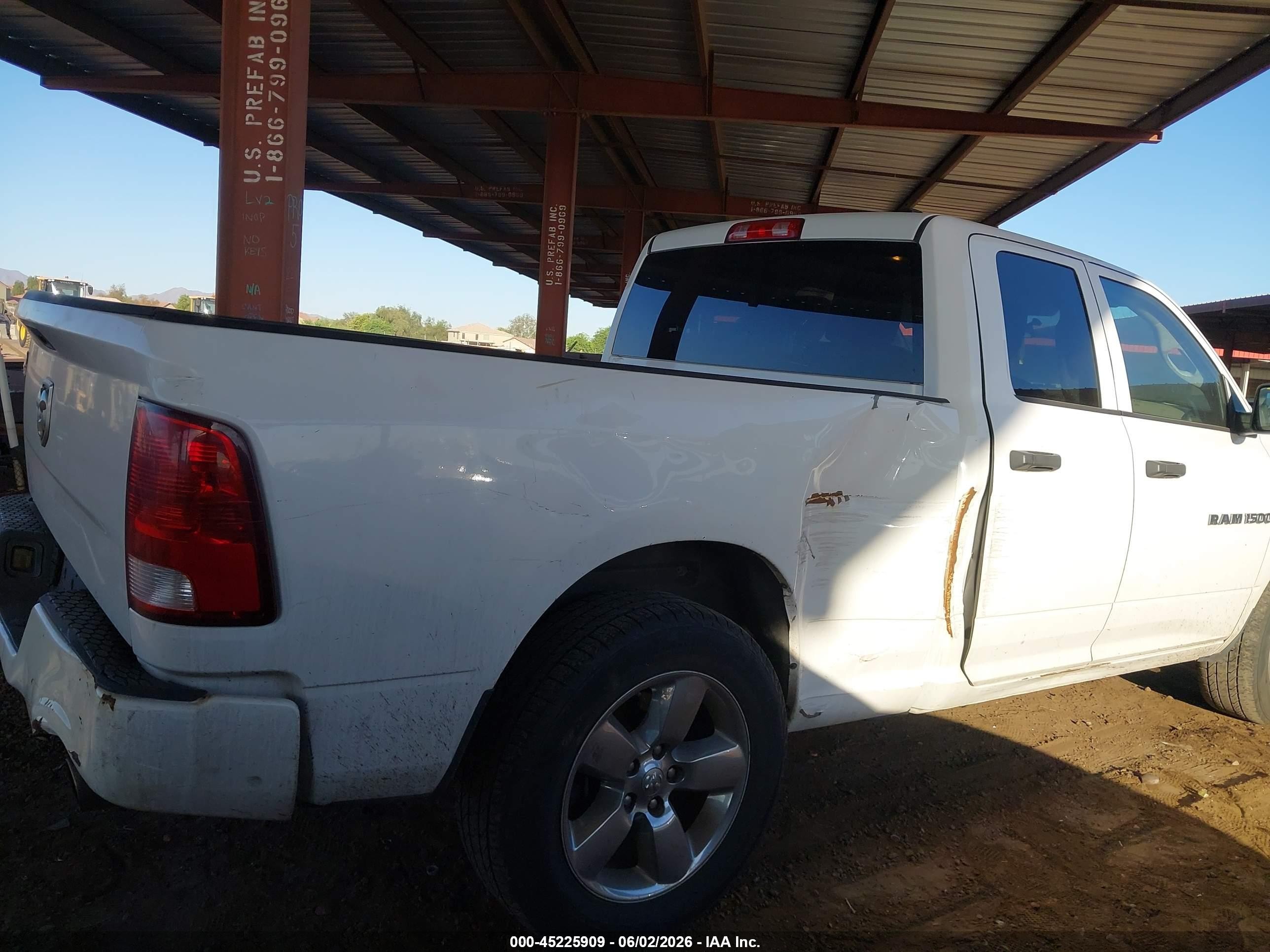 2012 Ram 1500 St White vin: 1C6RD6FT7CS212524