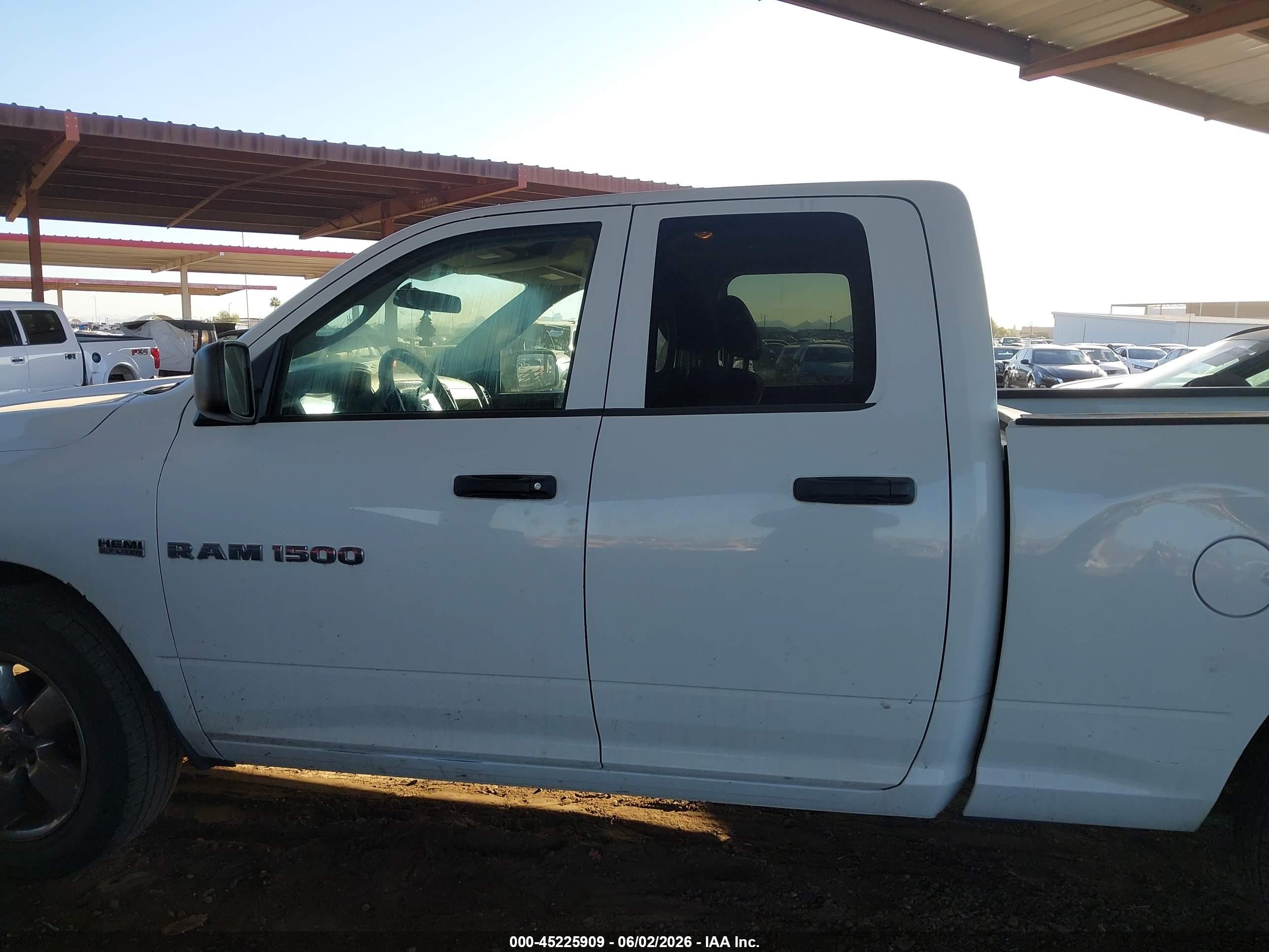 2012 Ram 1500 St White vin: 1C6RD6FT7CS212524