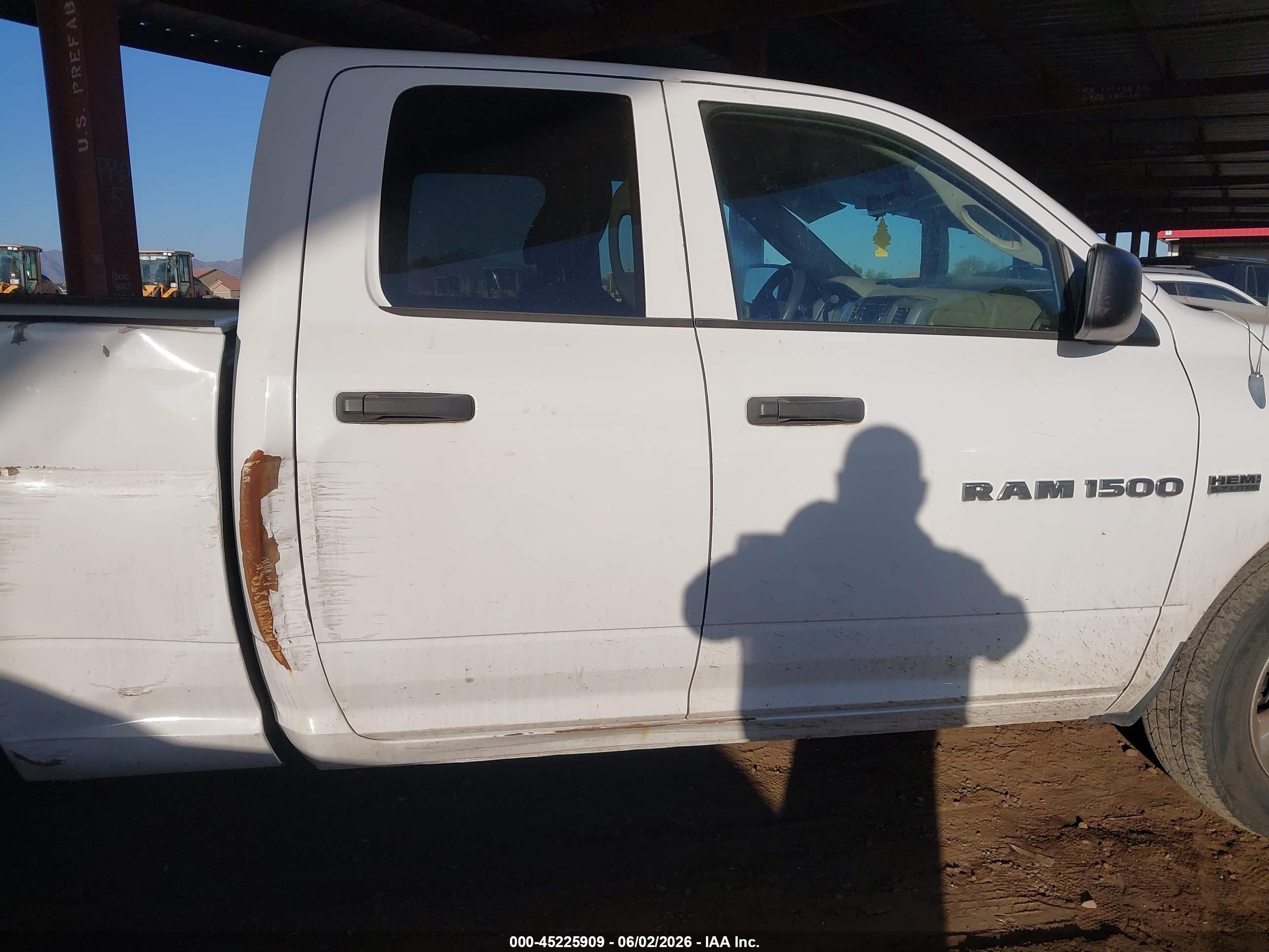 2012 Ram 1500 St White vin: 1C6RD6FT7CS212524