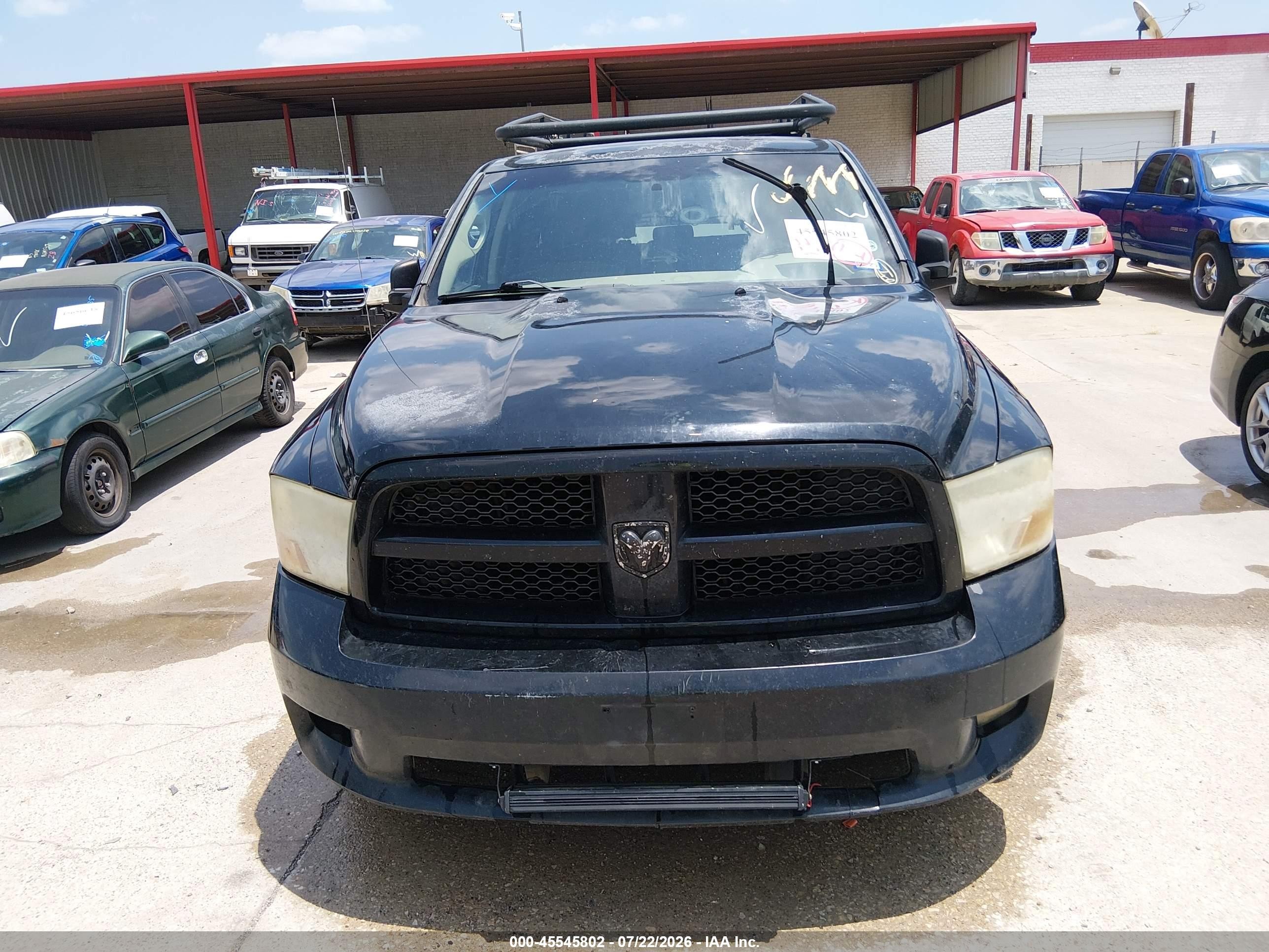 2012 Ram 1500 St Black vin: 1C6RD6FT7CS249086
