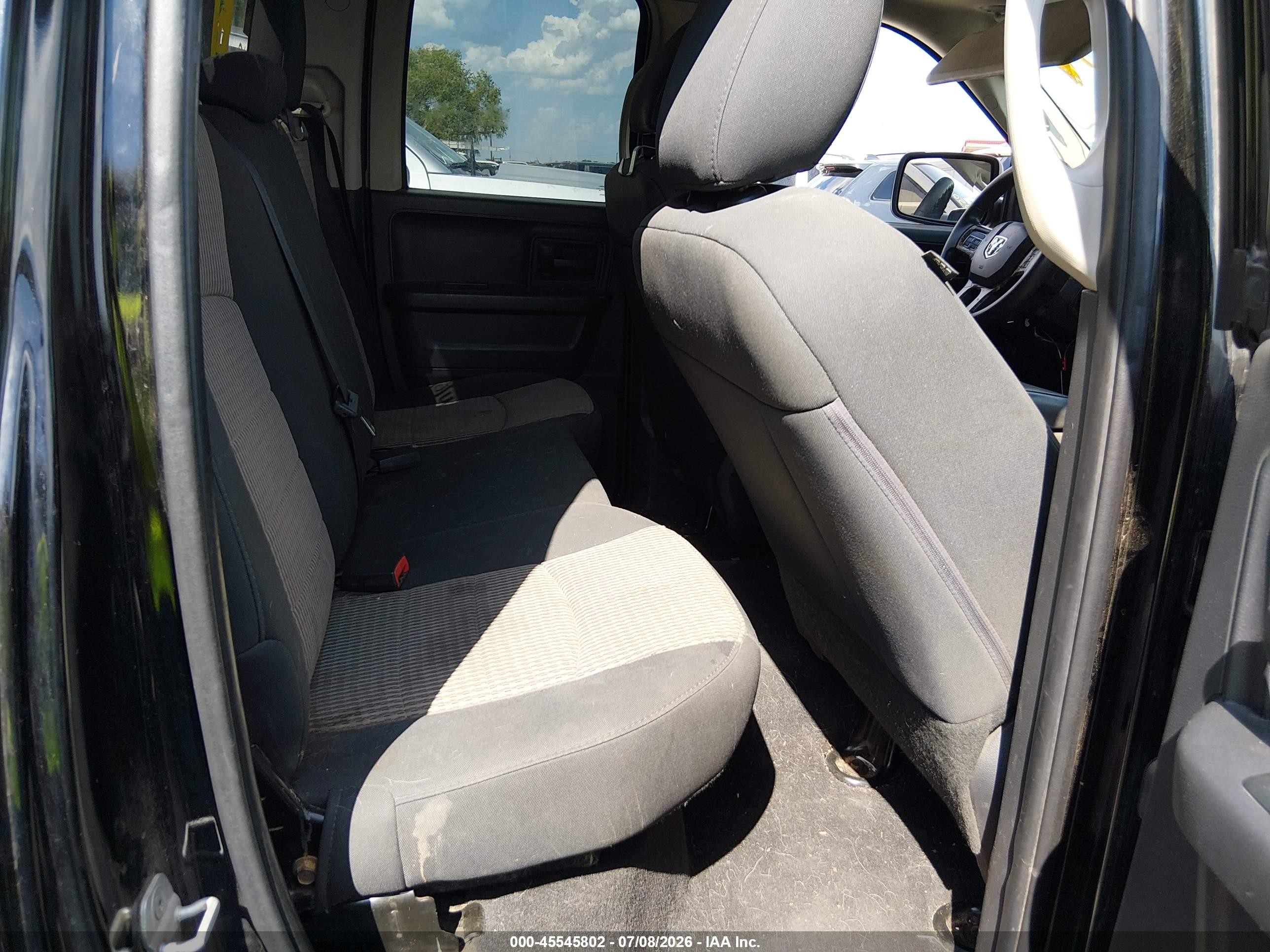 2012 Ram 1500 St Black vin: 1C6RD6FT7CS249086