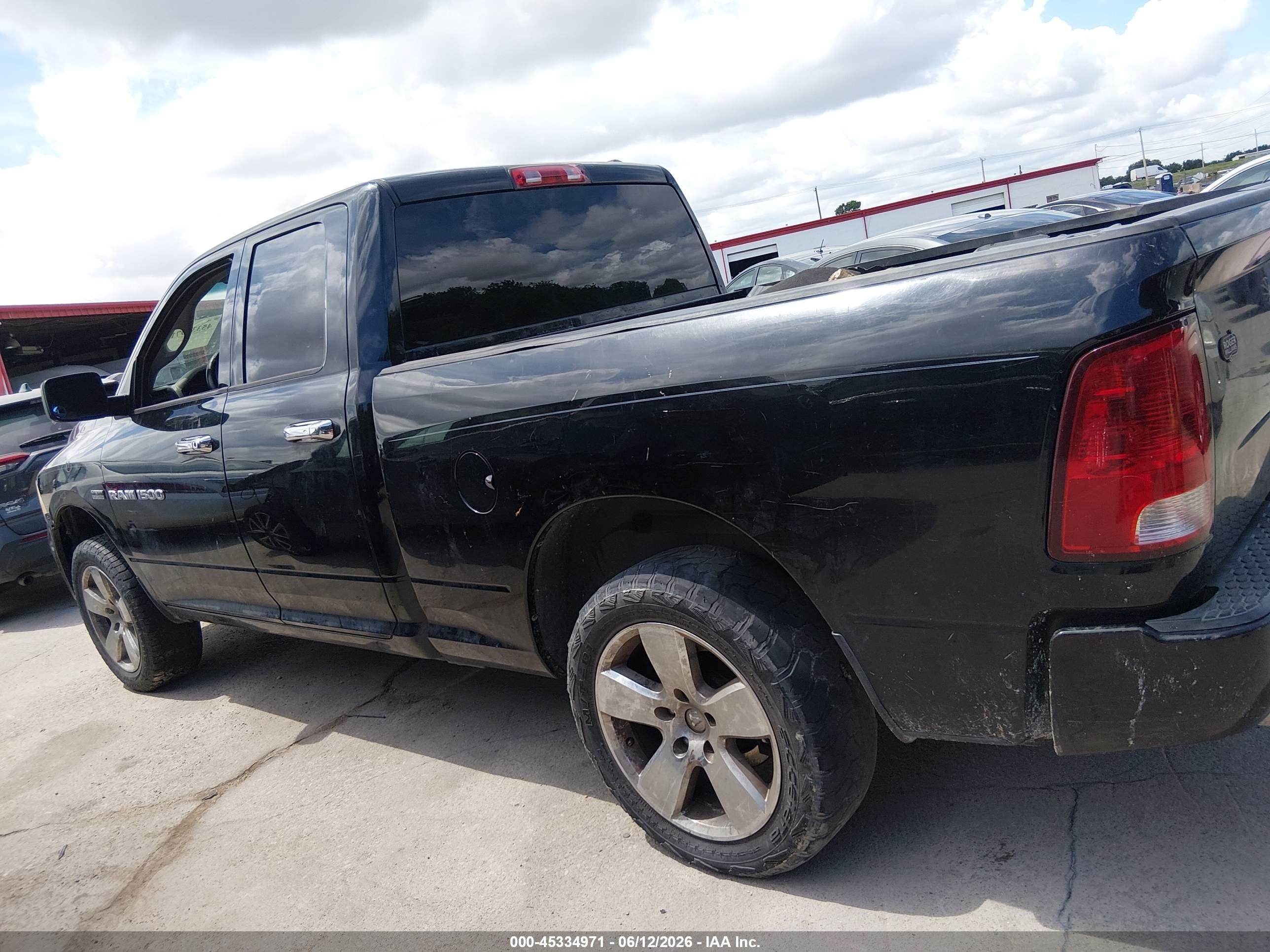 2012 Ram 1500 St Black vin: 1C6RD6FT8CS236167