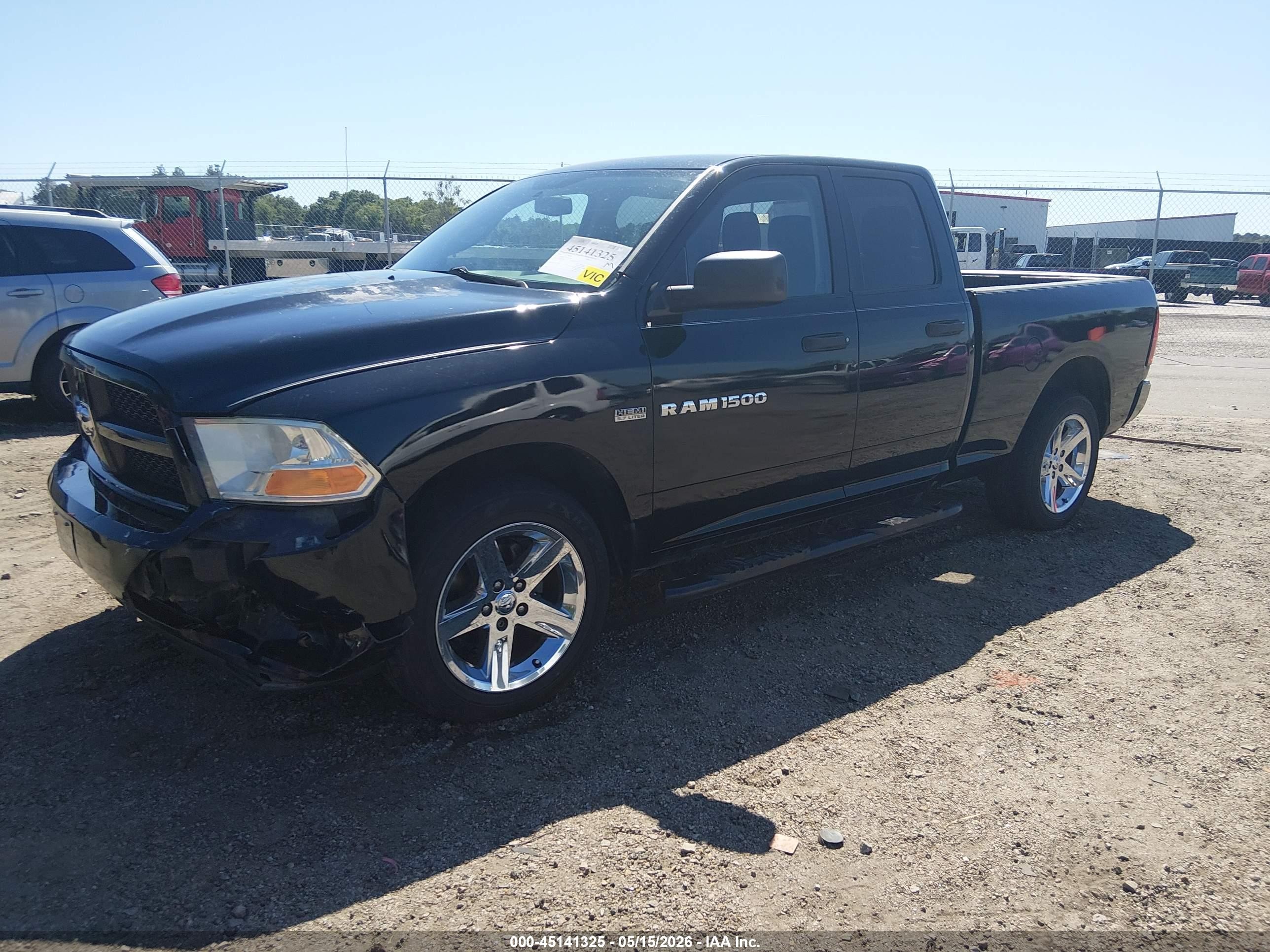 2012 Ram 1500 St Black vin: 1C6RD6FTXCS132392