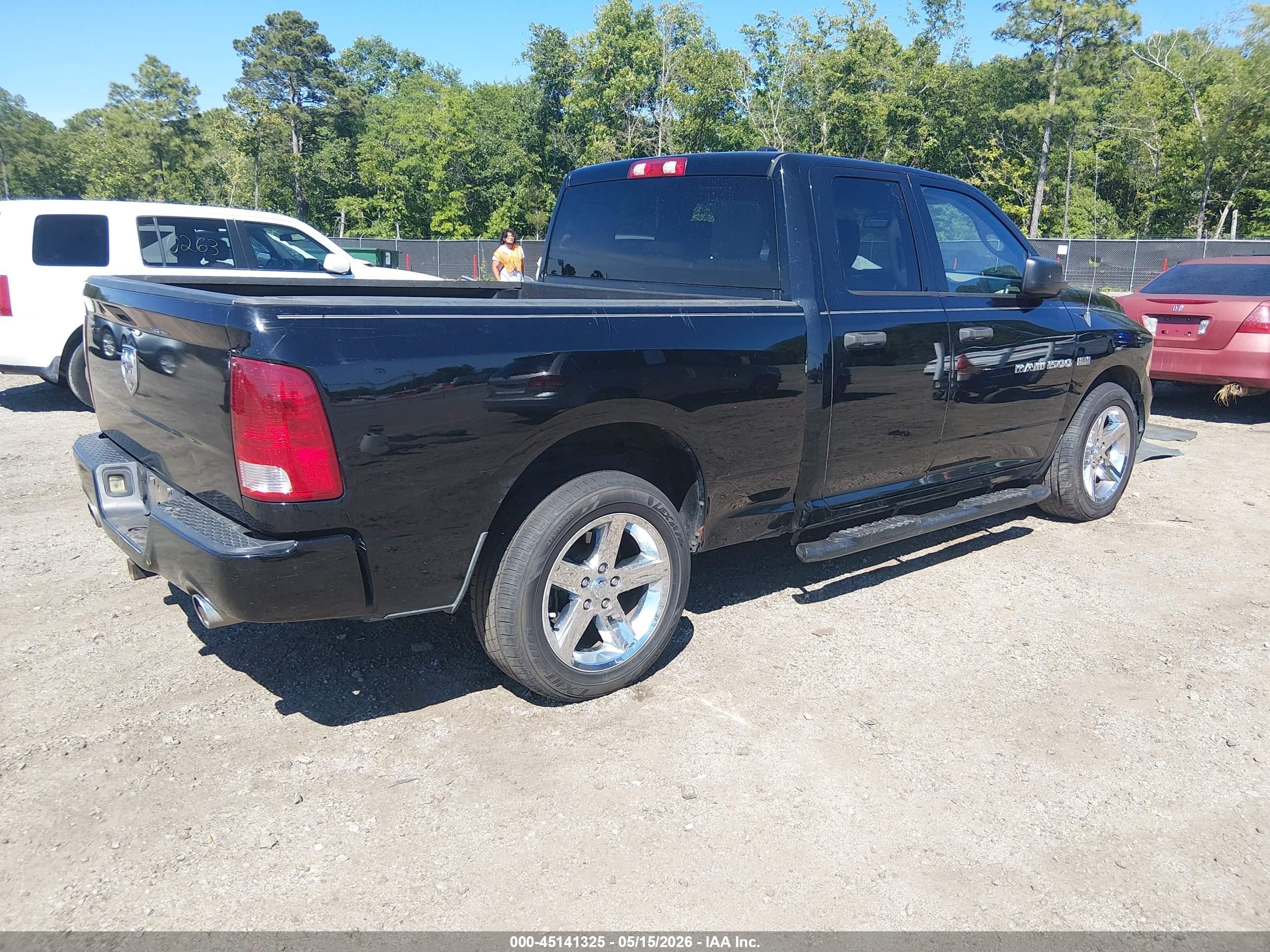 2012 Ram 1500 St Black vin: 1C6RD6FTXCS132392