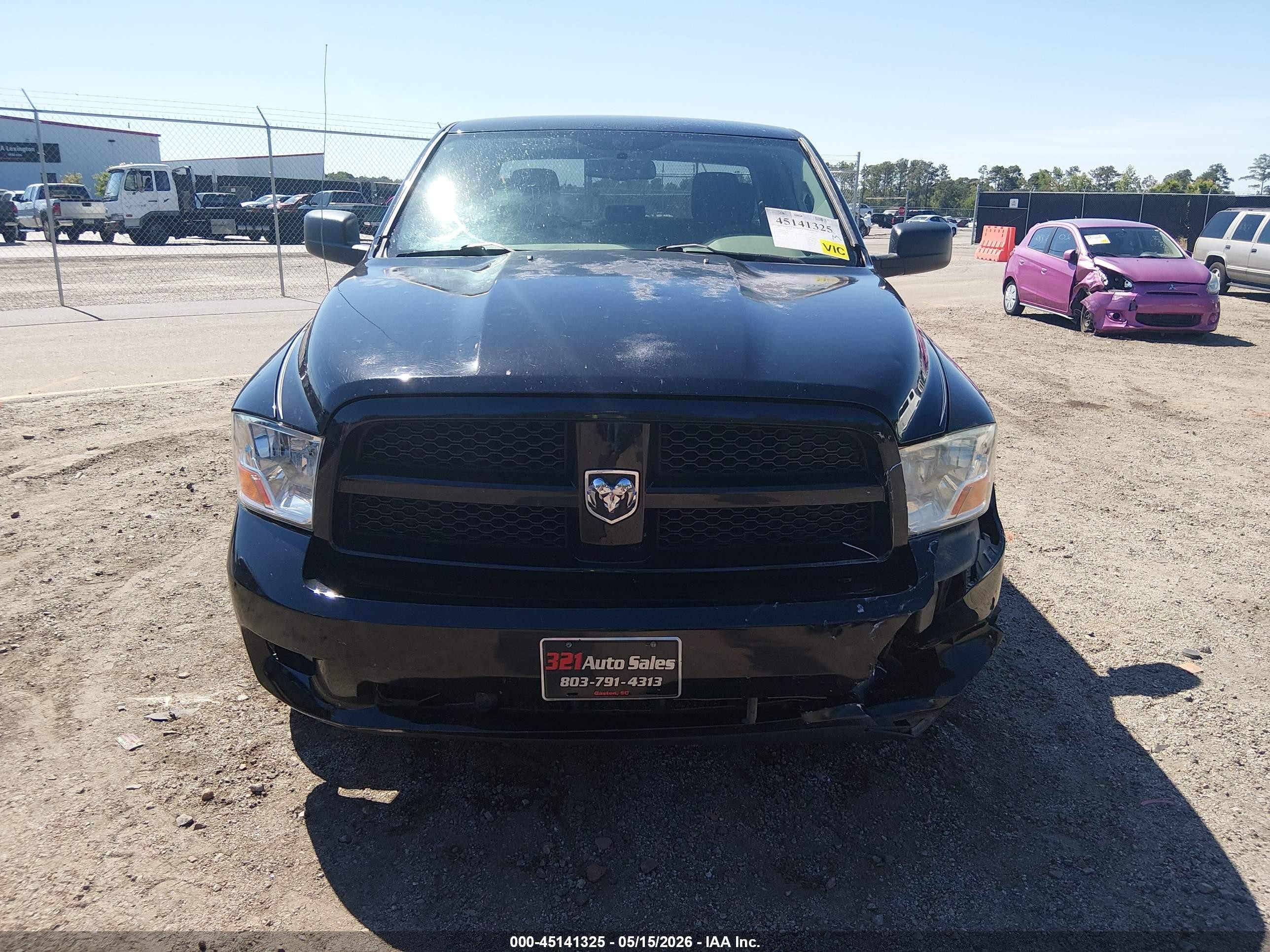 2012 Ram 1500 St Black vin: 1C6RD6FTXCS132392