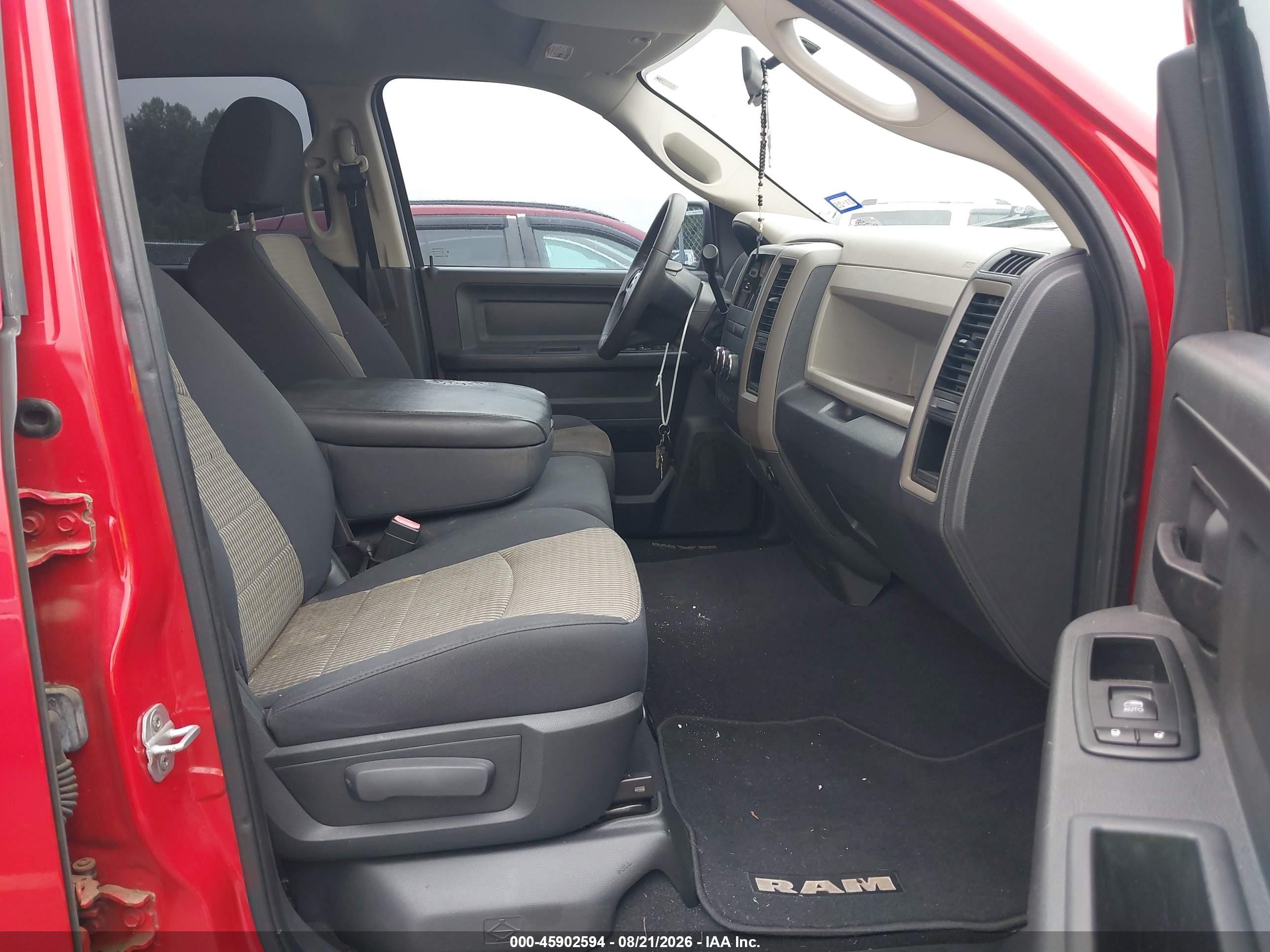 2012 Ram 1500 Express Red vin: 1C6RD6FTXCS173721