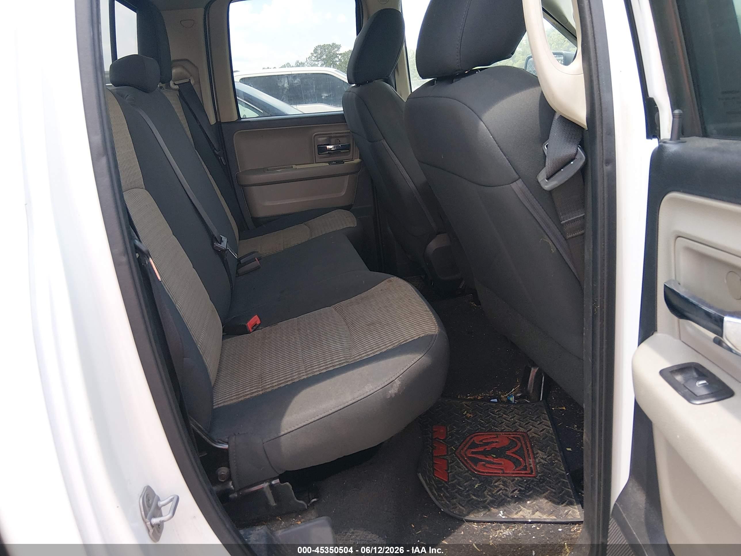 2012 Ram 1500 Slt Белый vin: 1C6RD6GP1CS265897