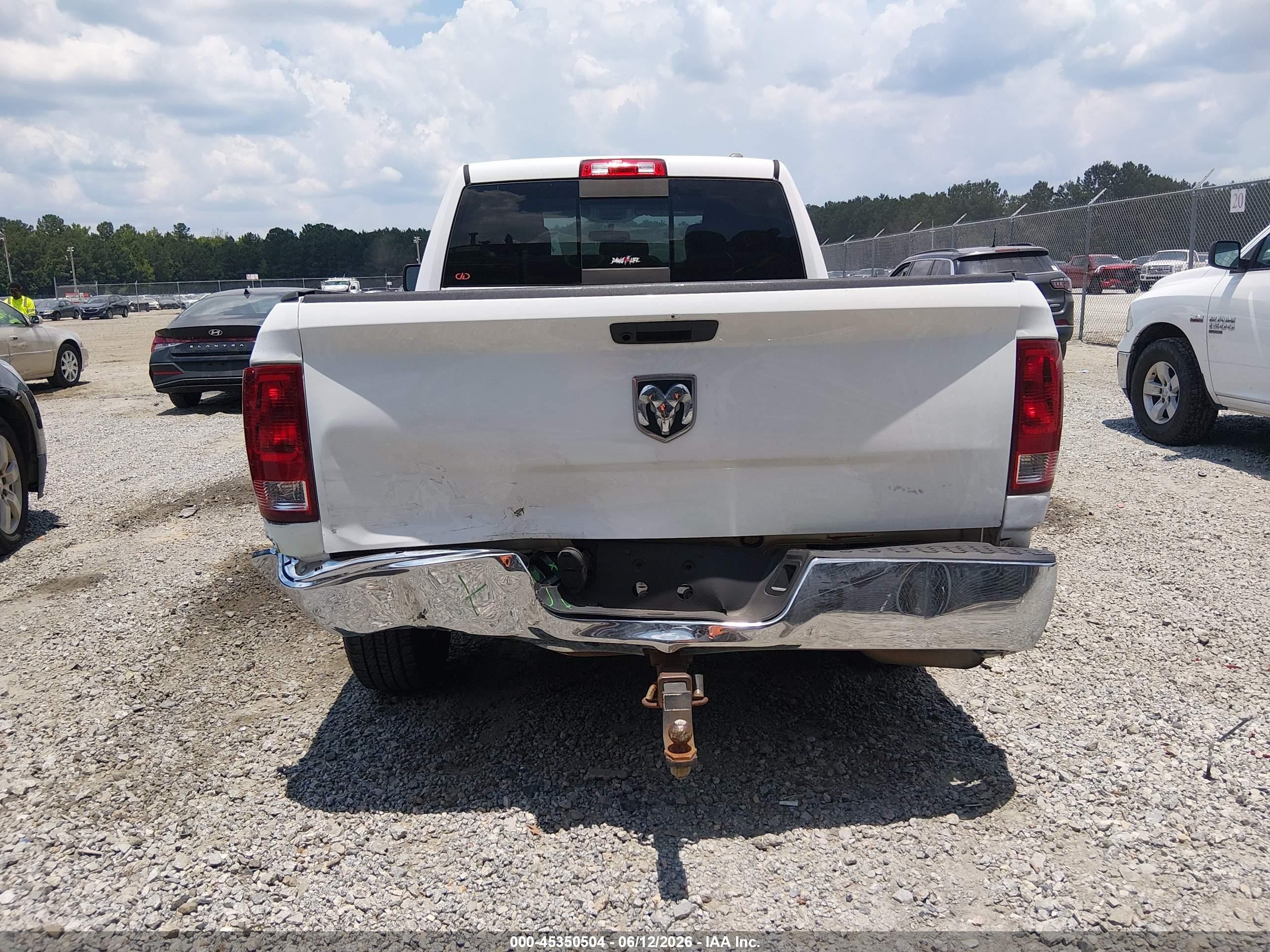 2012 Ram 1500 Slt Белый vin: 1C6RD6GP1CS265897