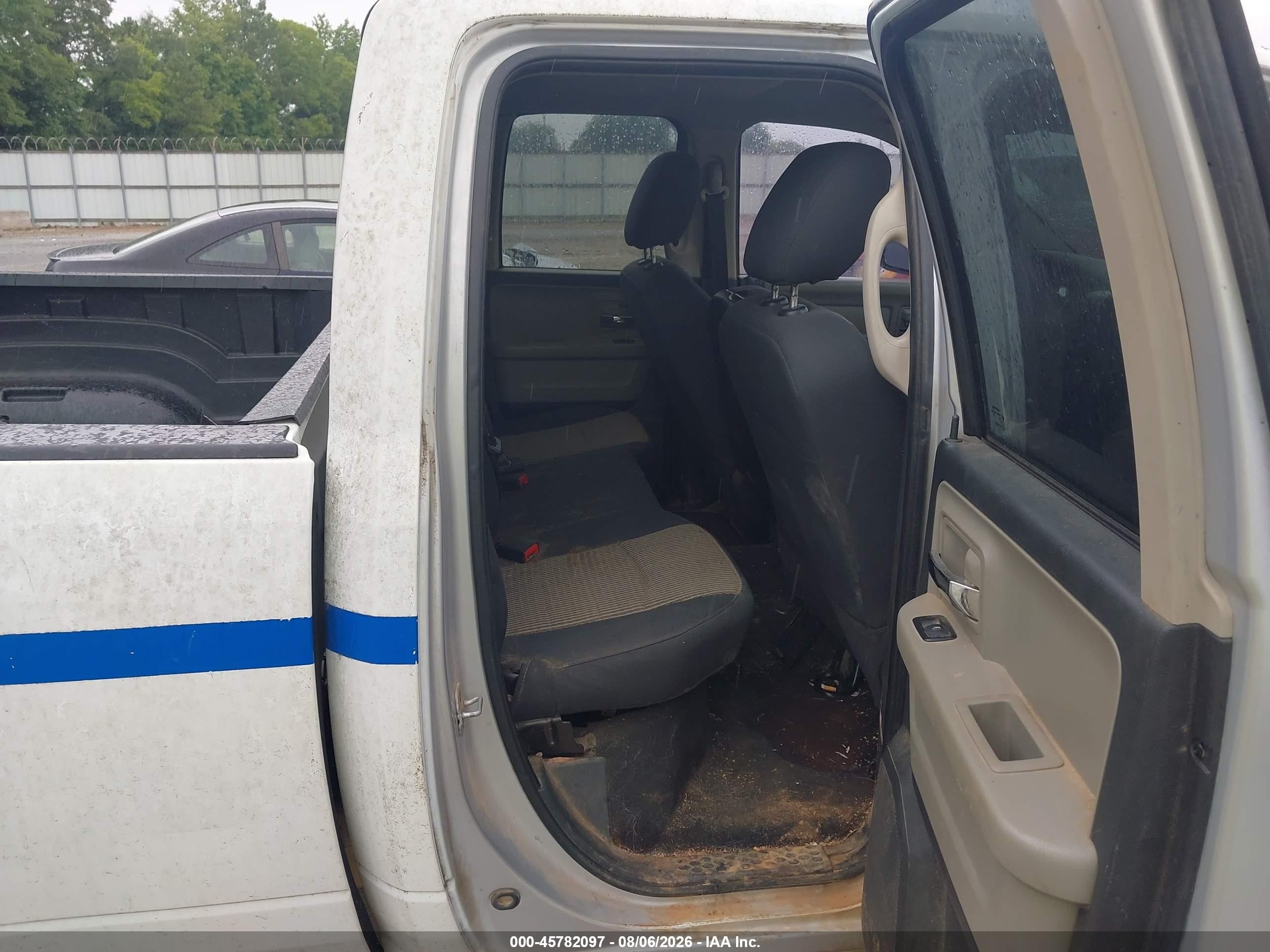 2012 Ram 1500 Slt White vin: 1C6RD6GP2CS138530