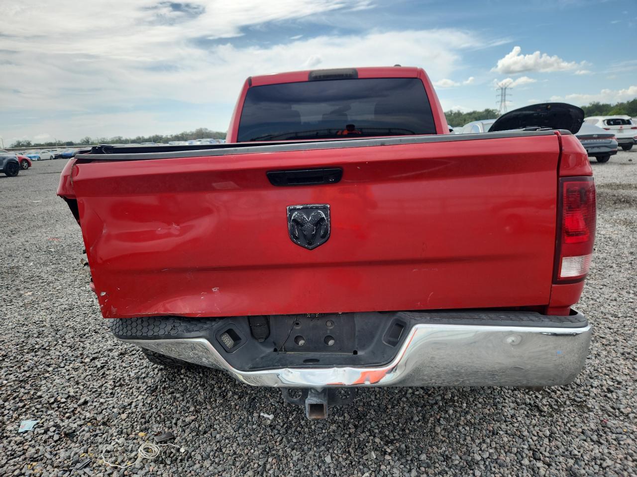 2012 Dodge Ram 1500 Slt Red vin: 1C6RD6GP4CS100801
