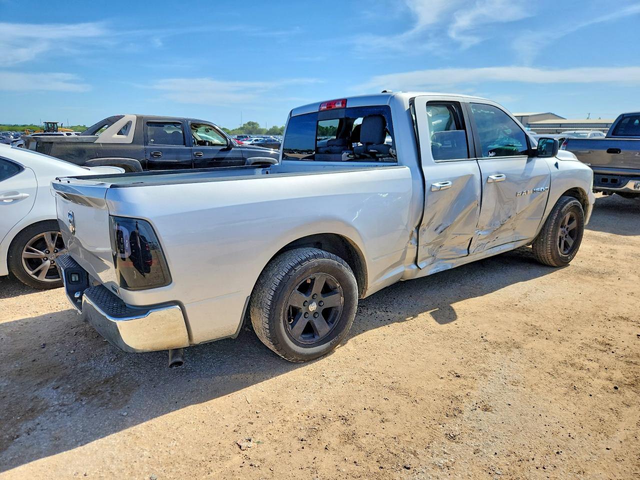2012 Dodge Ram 1500 Slt Silver vin: 1C6RD6GP5CS100774