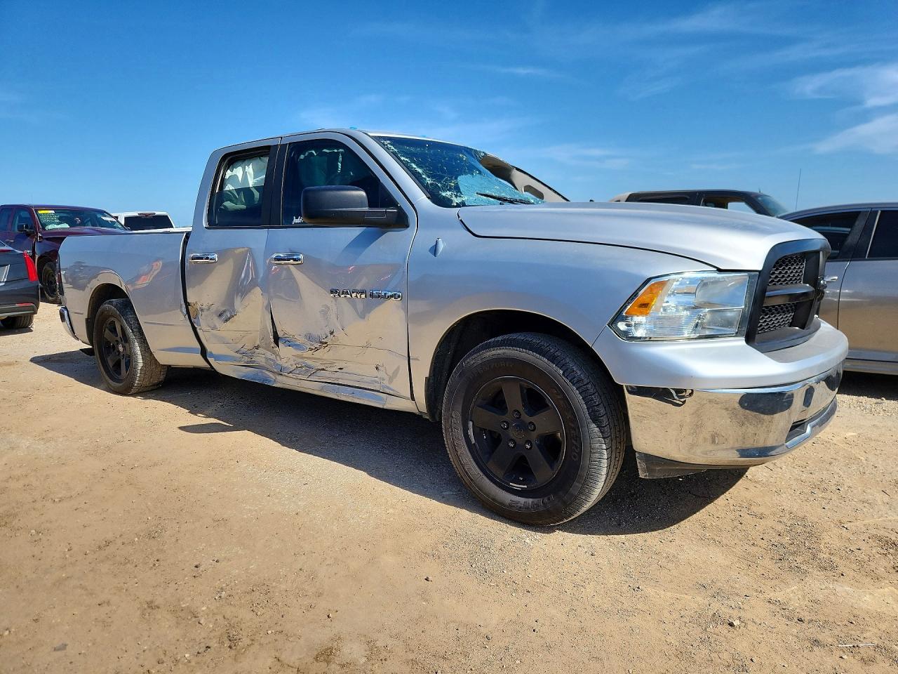 2012 Dodge Ram 1500 Slt Silver vin: 1C6RD6GP5CS100774