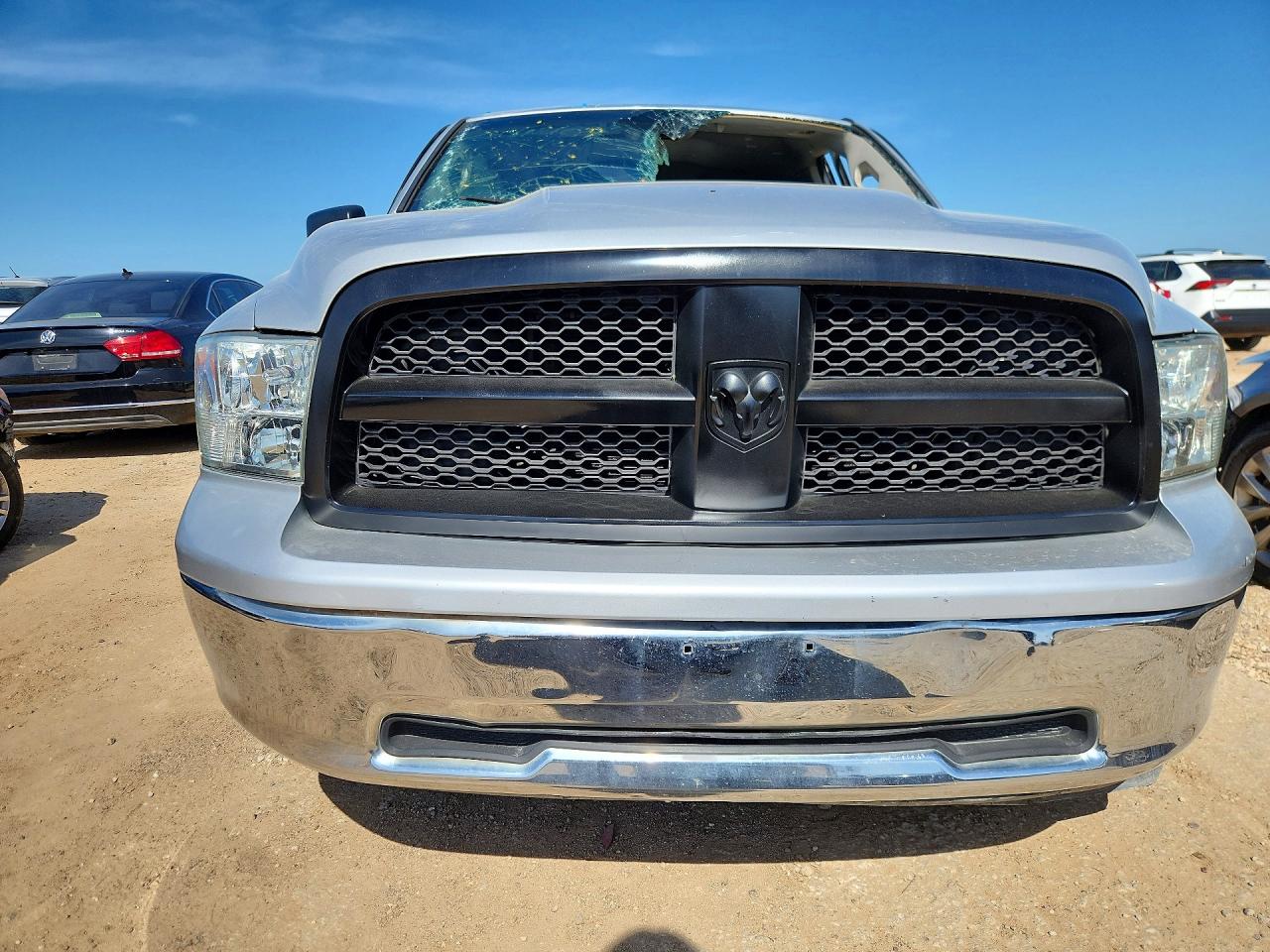 2012 Dodge Ram 1500 Slt Silver vin: 1C6RD6GP5CS100774