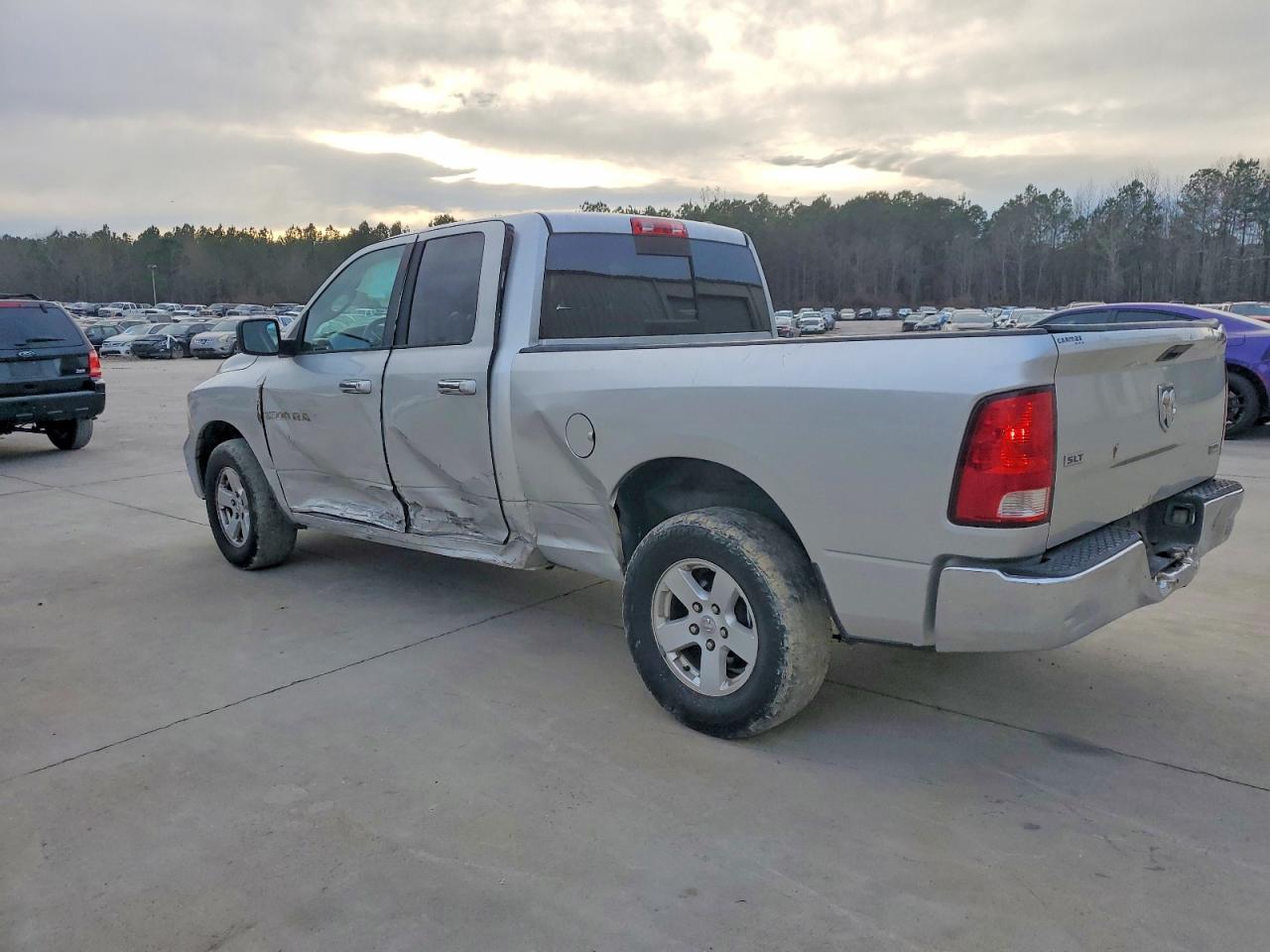 2012 Dodge Ram 1500 Slt Серебряный vin: 1C6RD6GP7CS242379