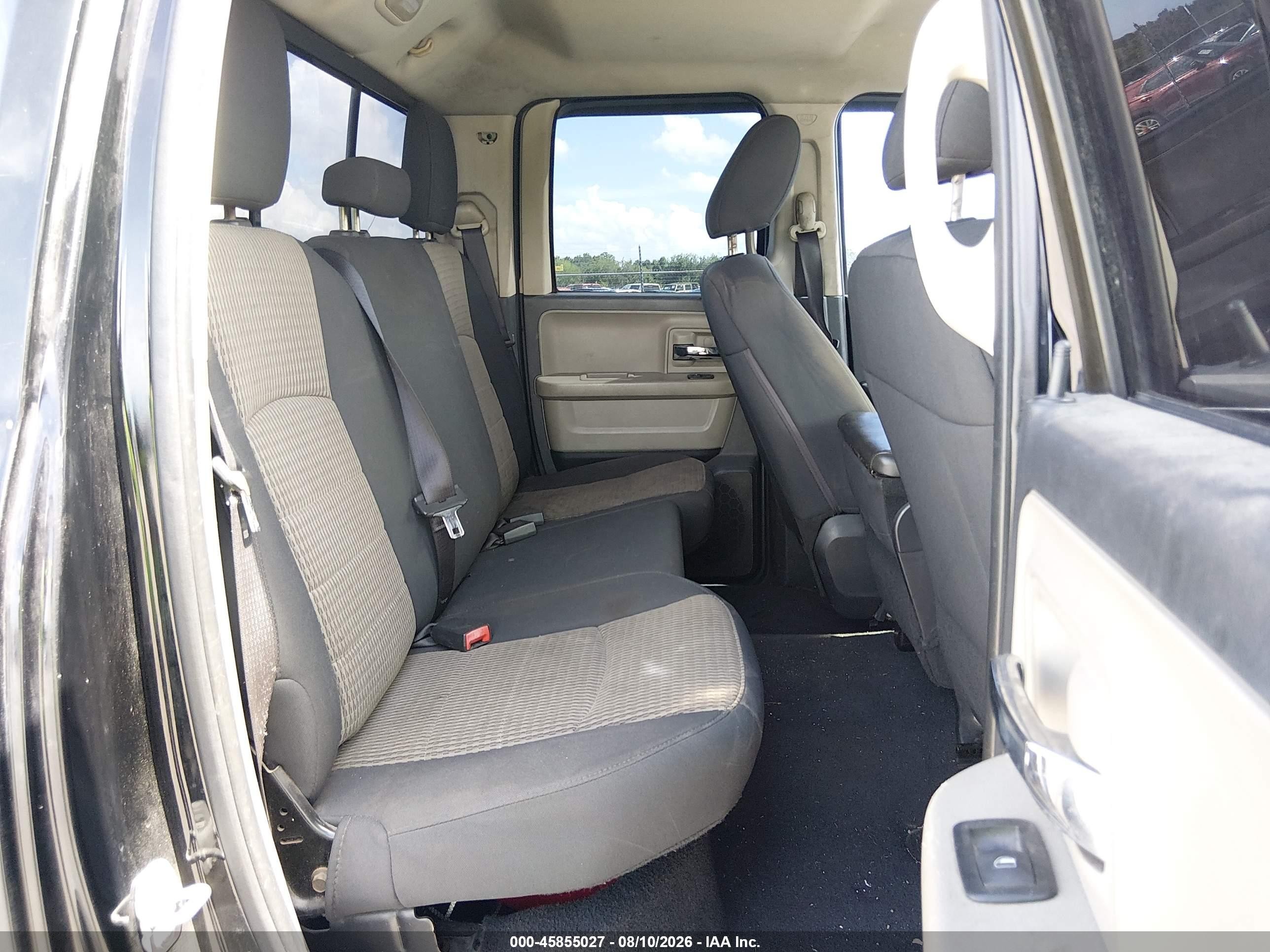 2012 Ram 1500 Slt Black vin: 1C6RD6GP8CS245338