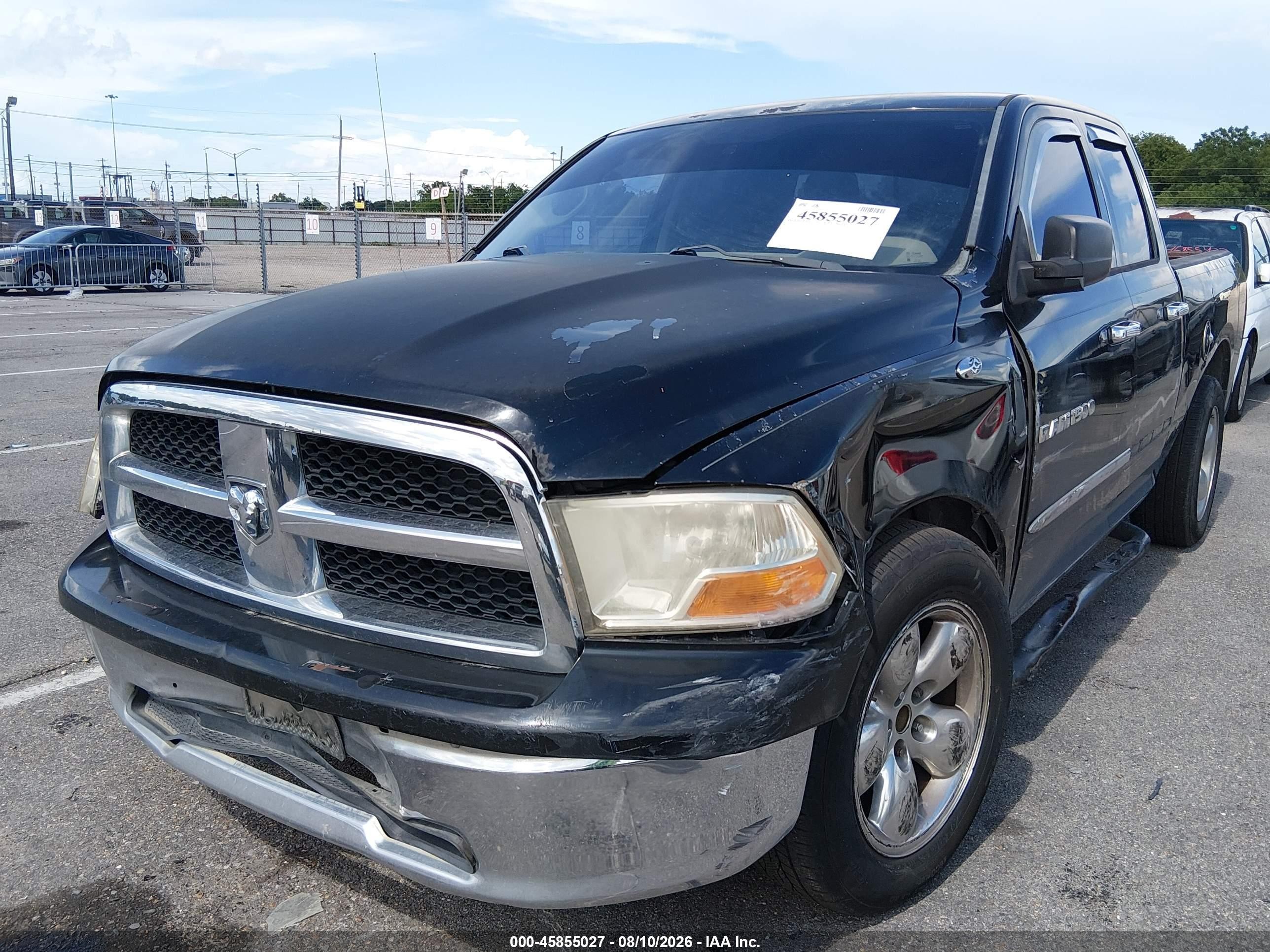 2012 Ram 1500 Slt Black vin: 1C6RD6GP8CS245338