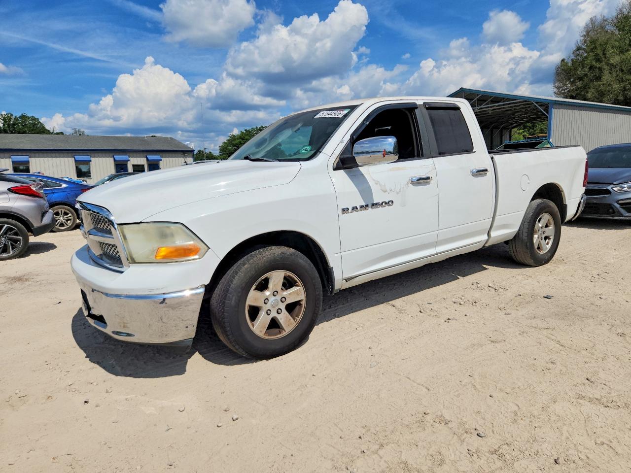 2012 Dodge Ram 1500 Slt White vin: 1C6RD6GP9CS225633