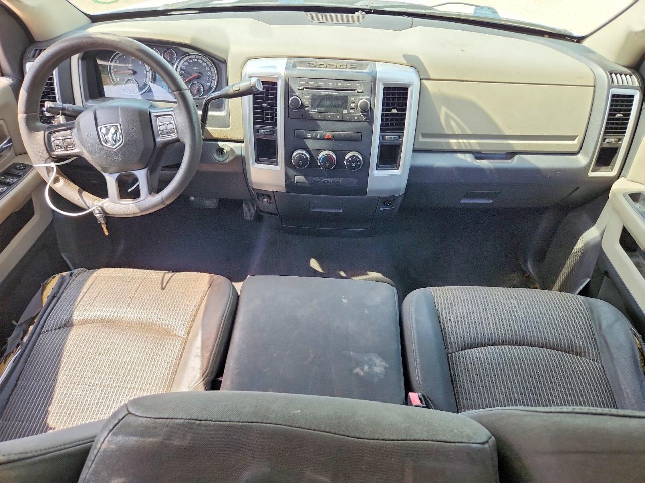 2012 Dodge Ram 1500 Slt White vin: 1C6RD6GP9CS225633
