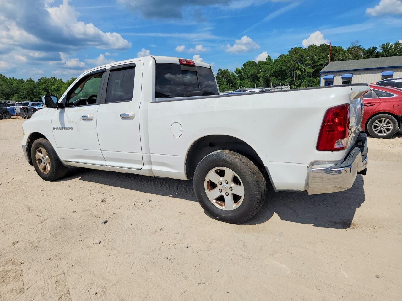 2012 Dodge Ram 1500 Slt White vin: 1C6RD6GP9CS225633