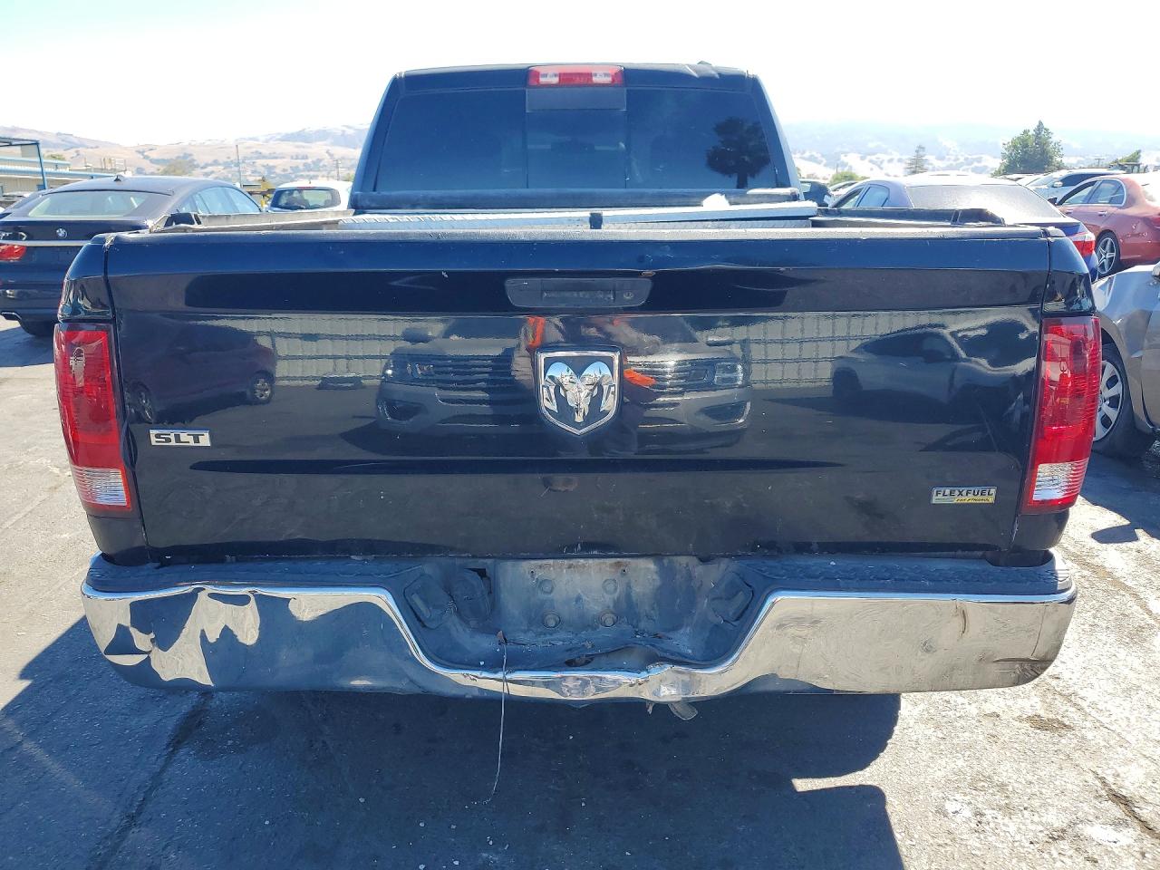 2012 Dodge Ram 1500 Slt Black vin: 1C6RD6GP9CS291759