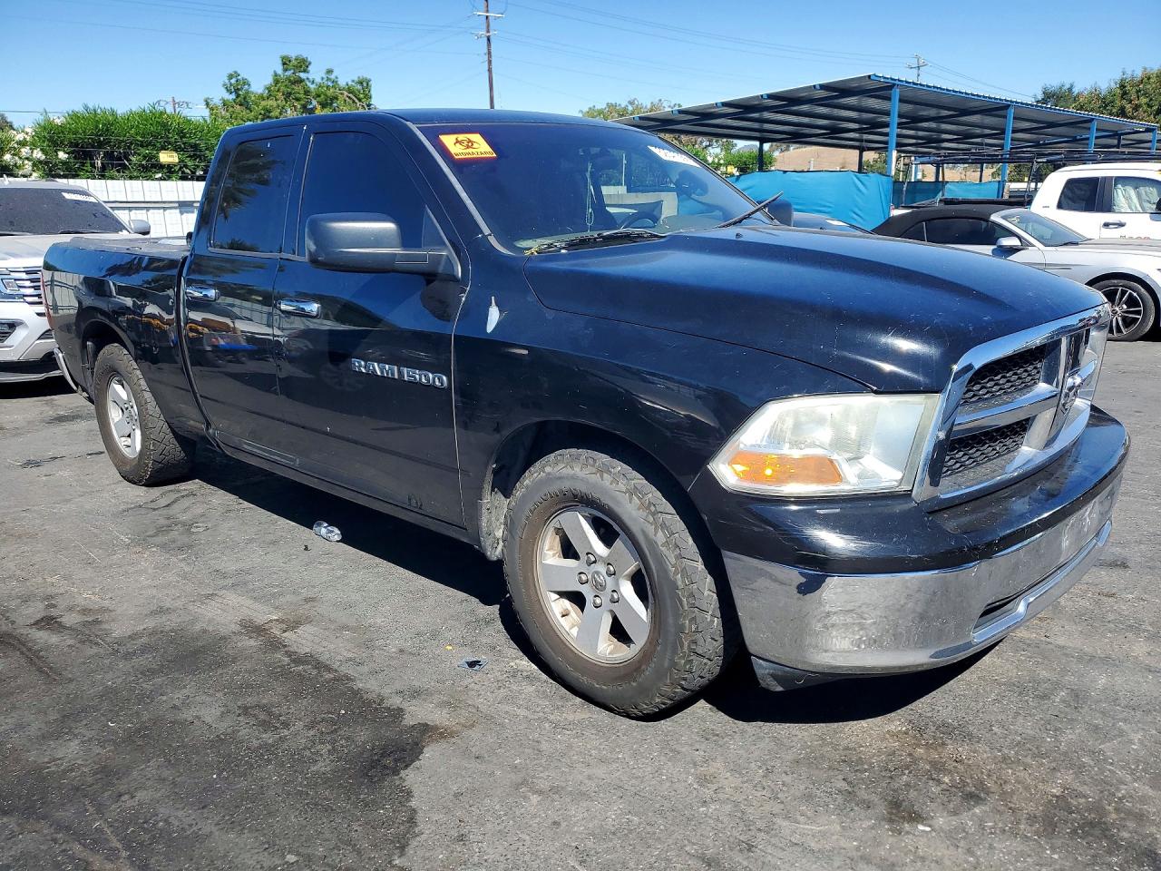 2012 Dodge Ram 1500 Slt Black vin: 1C6RD6GP9CS291759