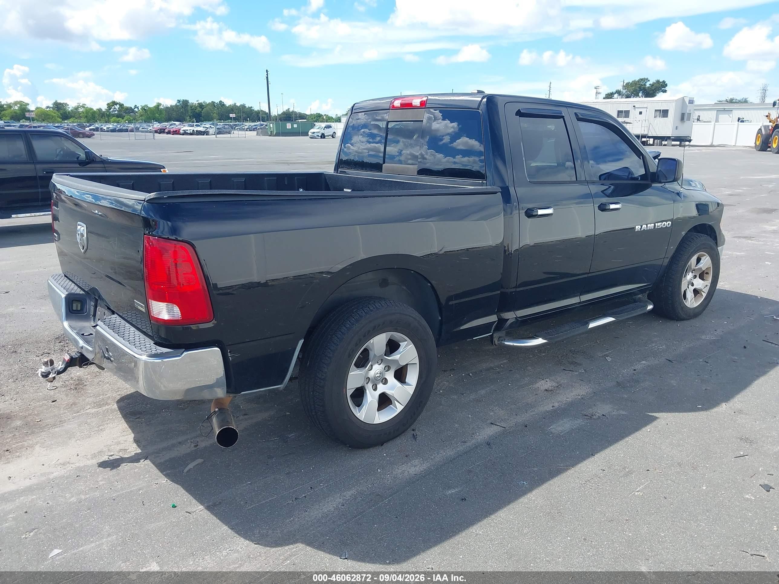 2012 Ram 1500 Slt Black vin: 1C6RD6GPXCS100365