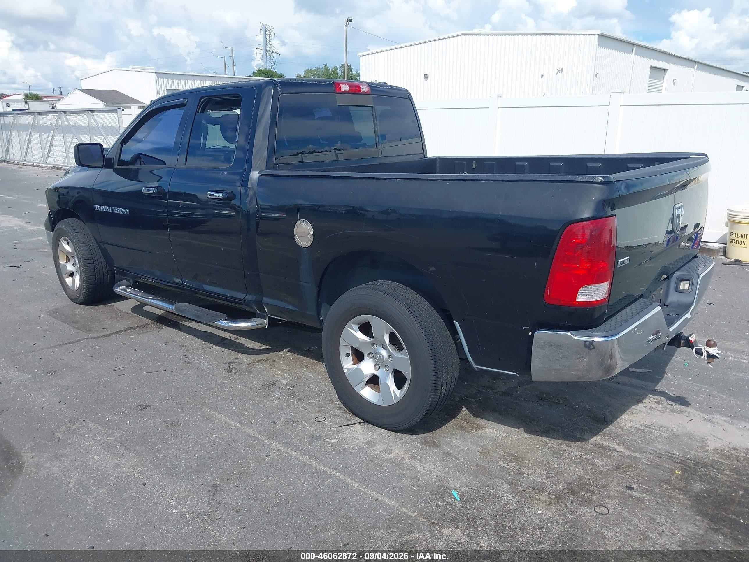 2012 Ram 1500 Slt Black vin: 1C6RD6GPXCS100365
