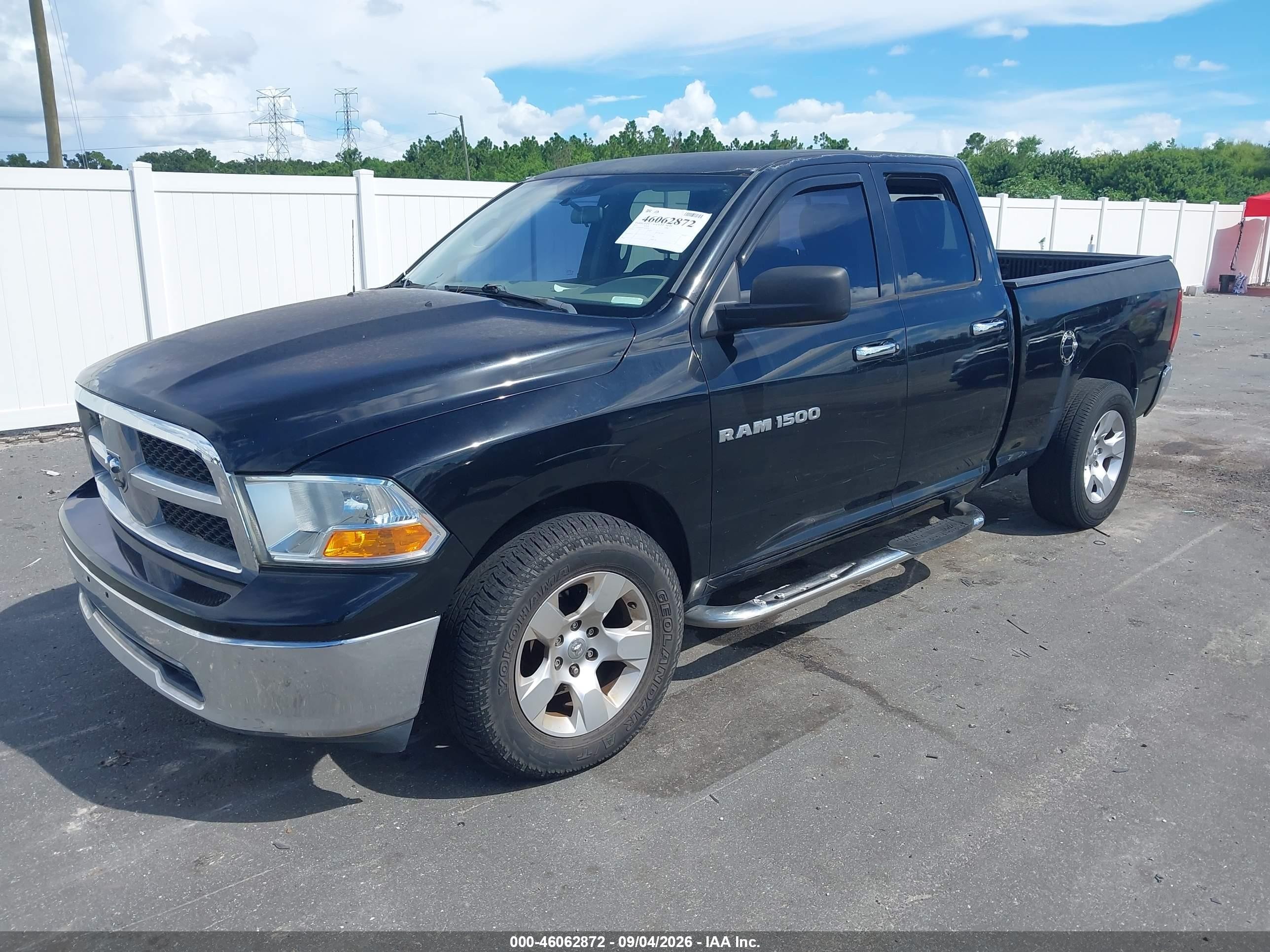 2012 Ram 1500 Slt Black vin: 1C6RD6GPXCS100365