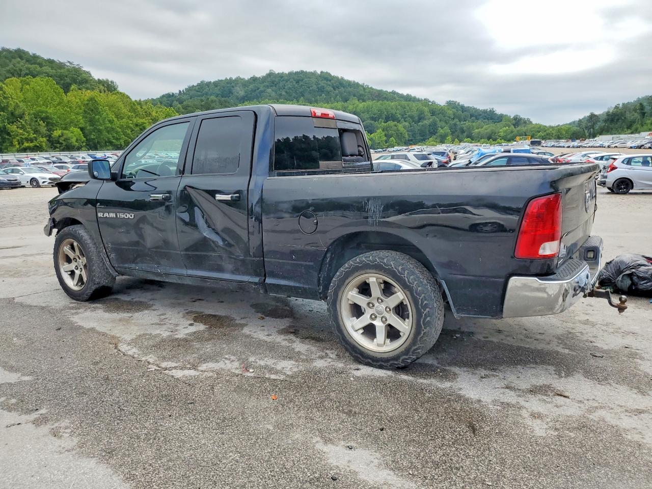 2012 Dodge Ram 1500 Slt Black vin: 1C6RD6GPXCS156368