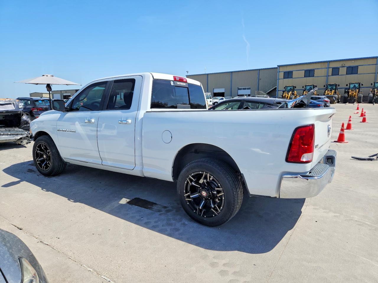 2012 Dodge Ram 1500 Slt White vin: 1C6RD6GPXCS220070