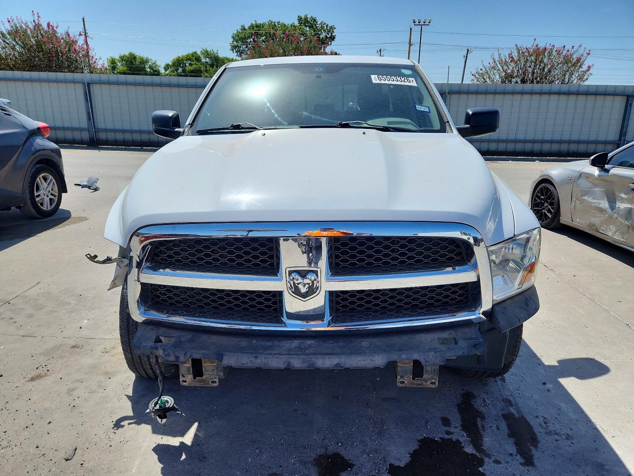 2012 Dodge Ram 1500 Slt White vin: 1C6RD6GPXCS220070