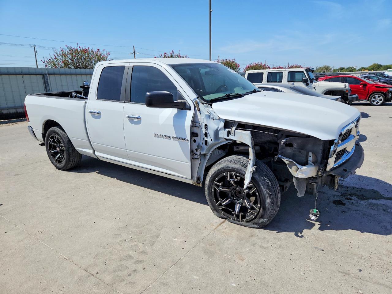 2012 Dodge Ram 1500 Slt White vin: 1C6RD6GPXCS220070