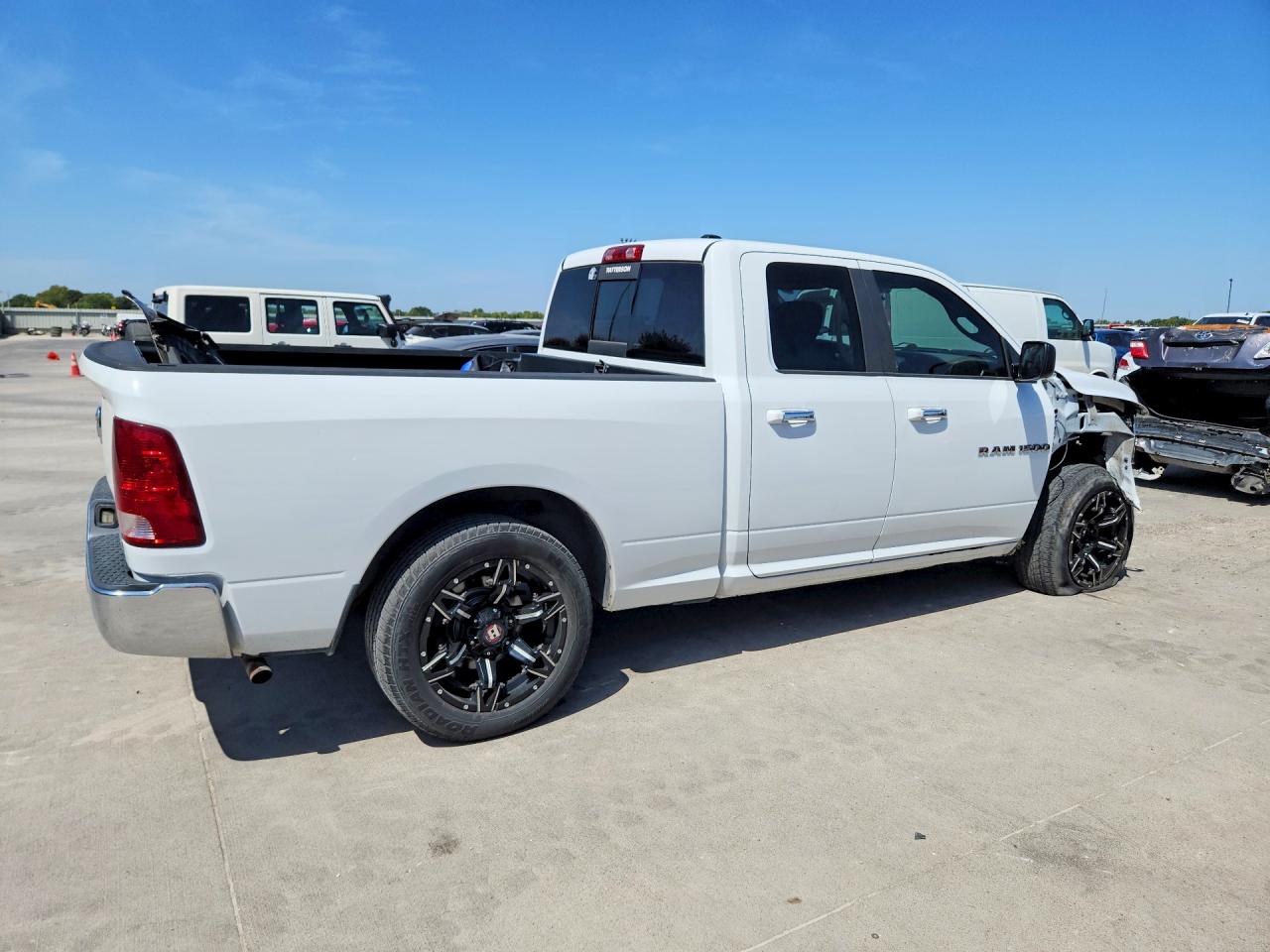 2012 Dodge Ram 1500 Slt White vin: 1C6RD6GPXCS220070