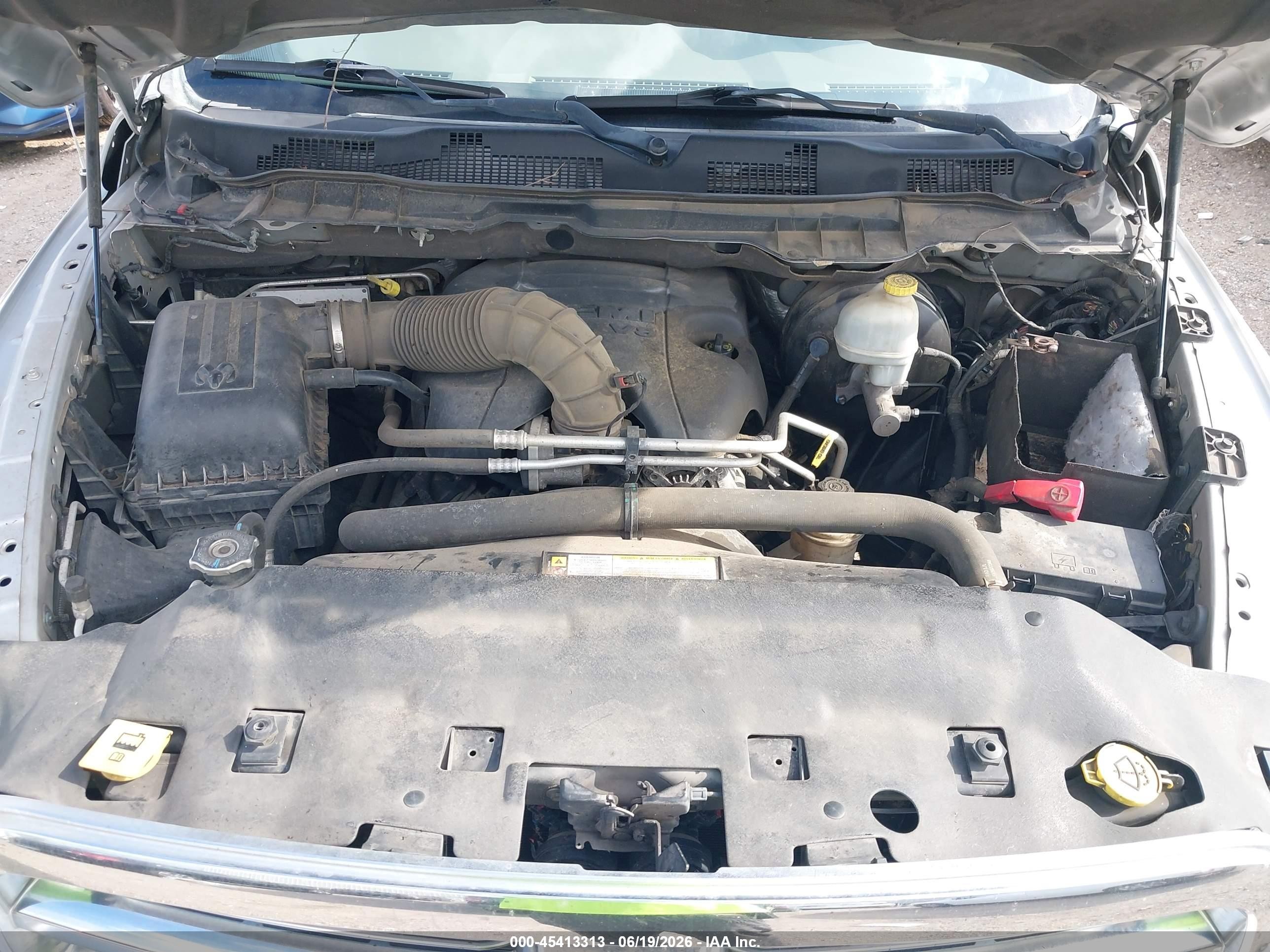 2012 Ram 1500 Slt Silver vin: 1C6RD6GT0CS183852