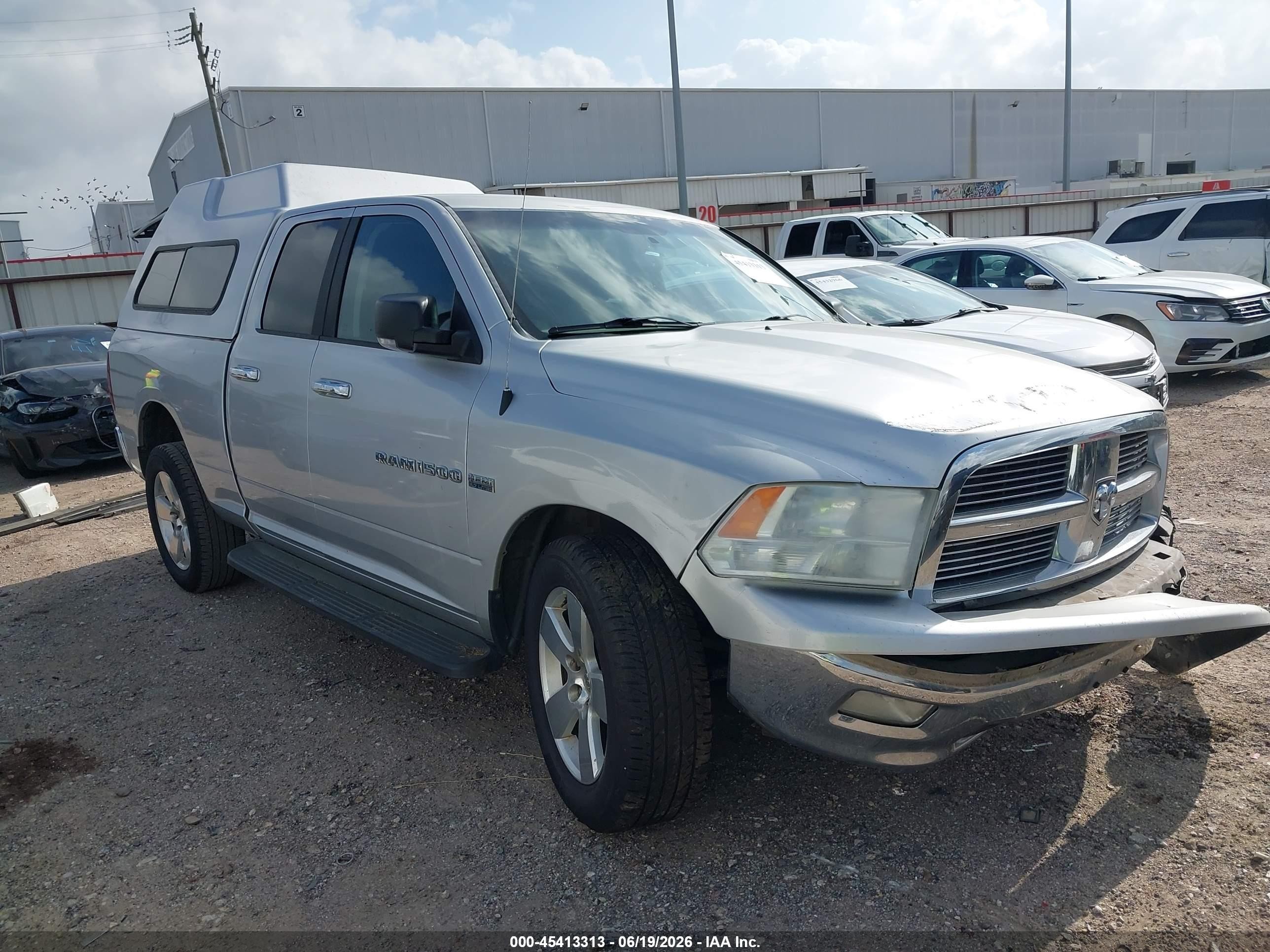 2012 Ram 1500 Slt Silver vin: 1C6RD6GT0CS183852