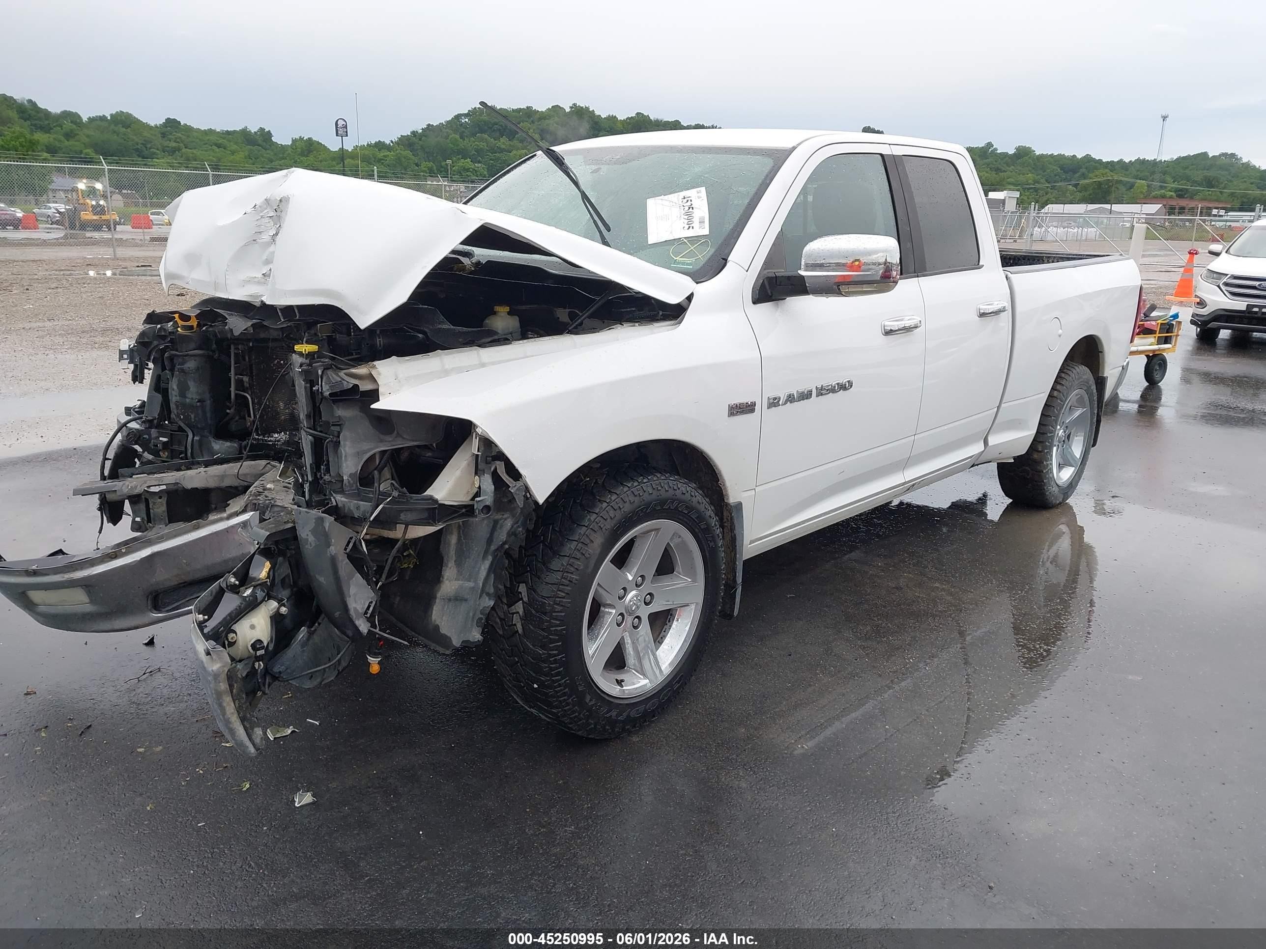 2012 Ram 1500 Slt White vin: 1C6RD6GT0CS193829