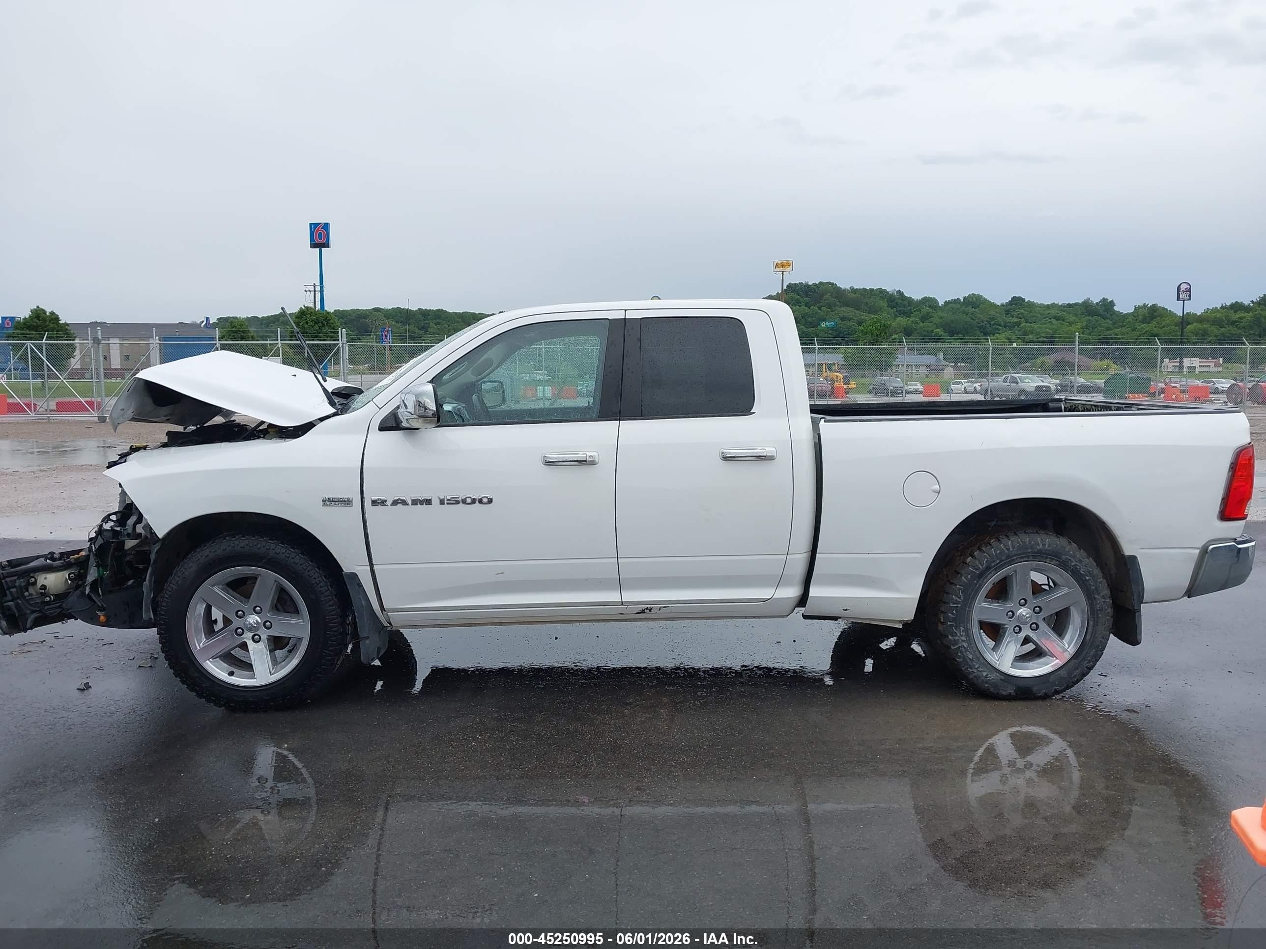 2012 Ram 1500 Slt White vin: 1C6RD6GT0CS193829