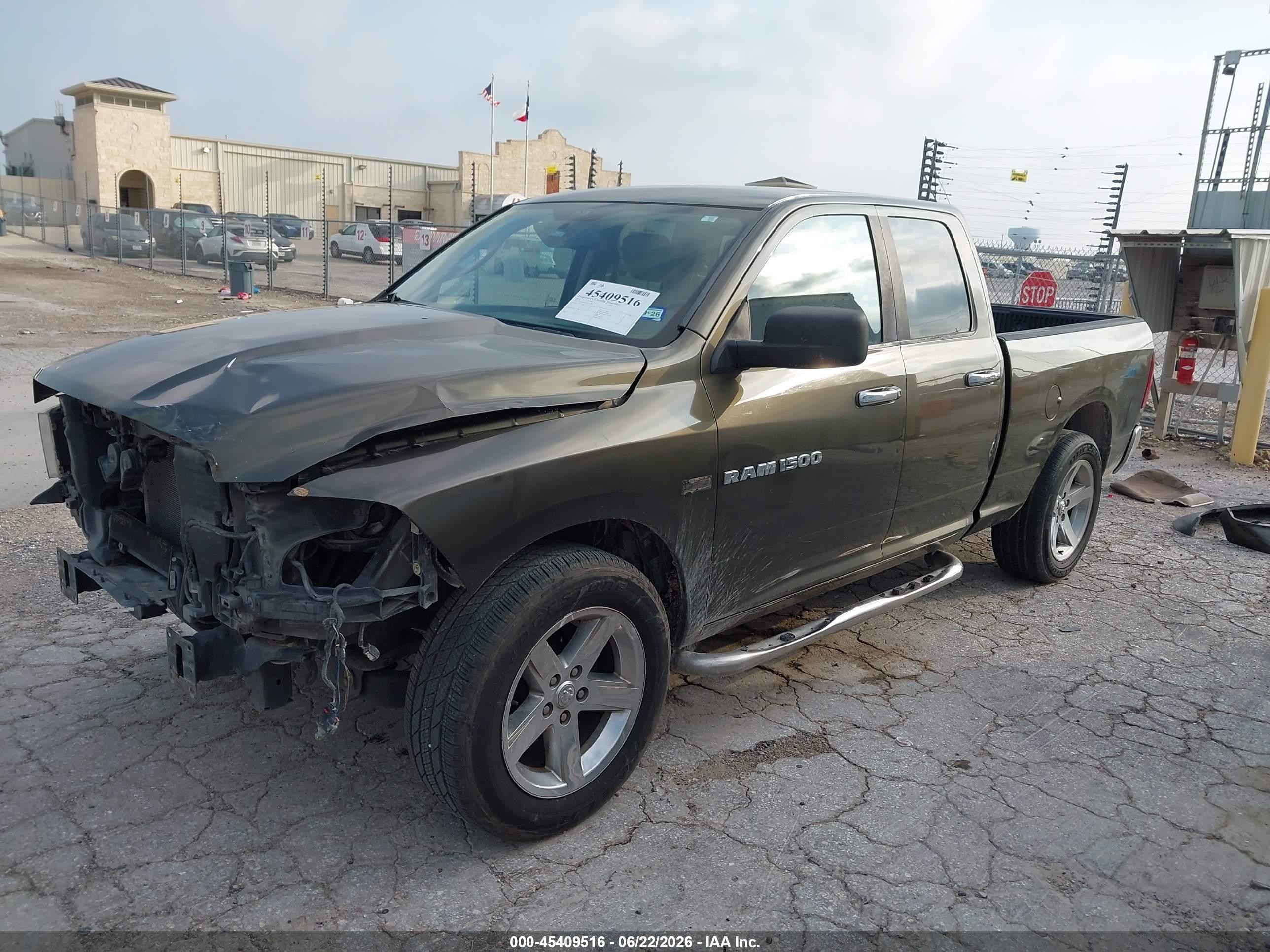 2012 Ram 1500 Slt Green vin: 1C6RD6GT1CS113194