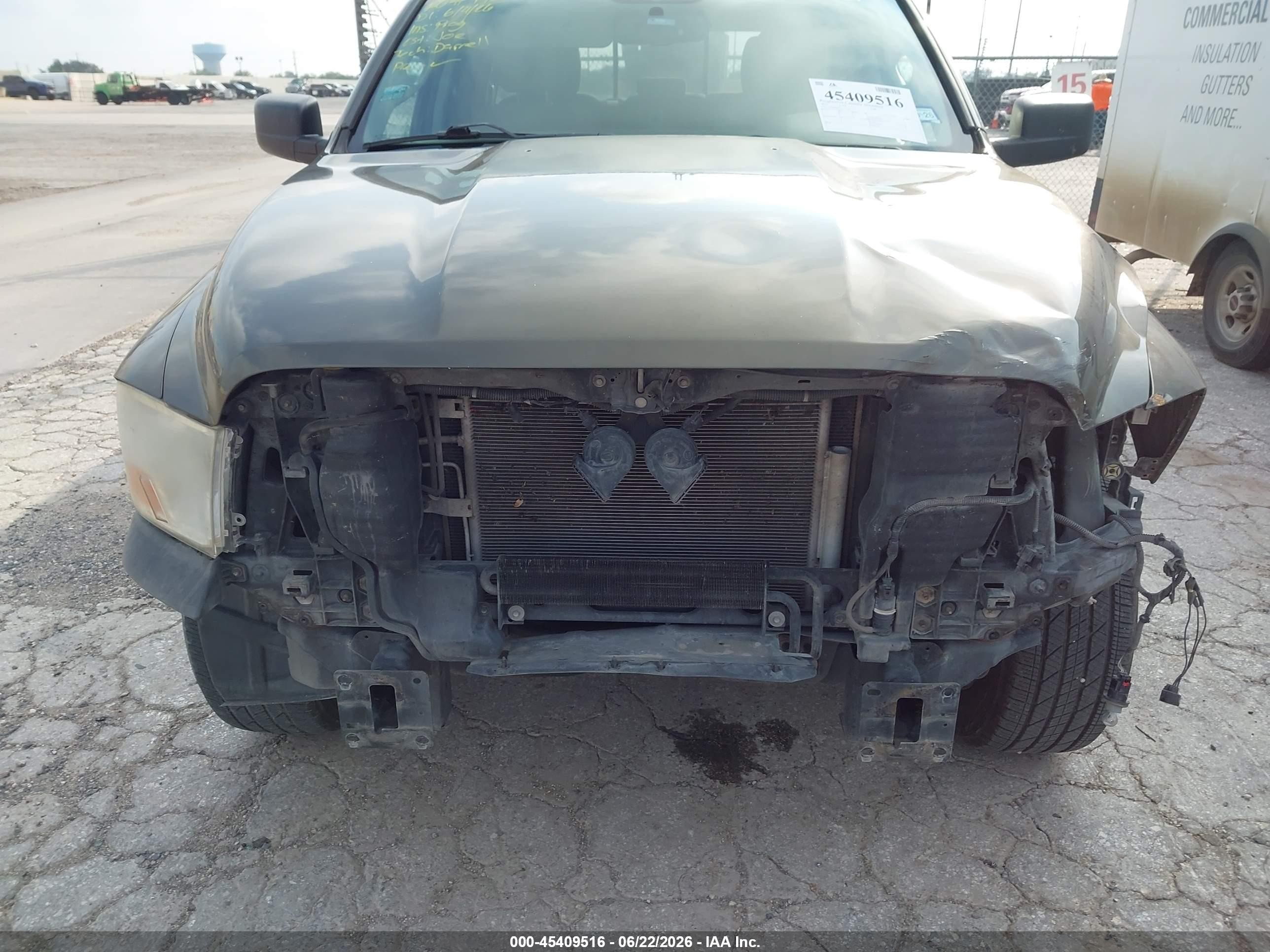 2012 Ram 1500 Slt Green vin: 1C6RD6GT1CS113194